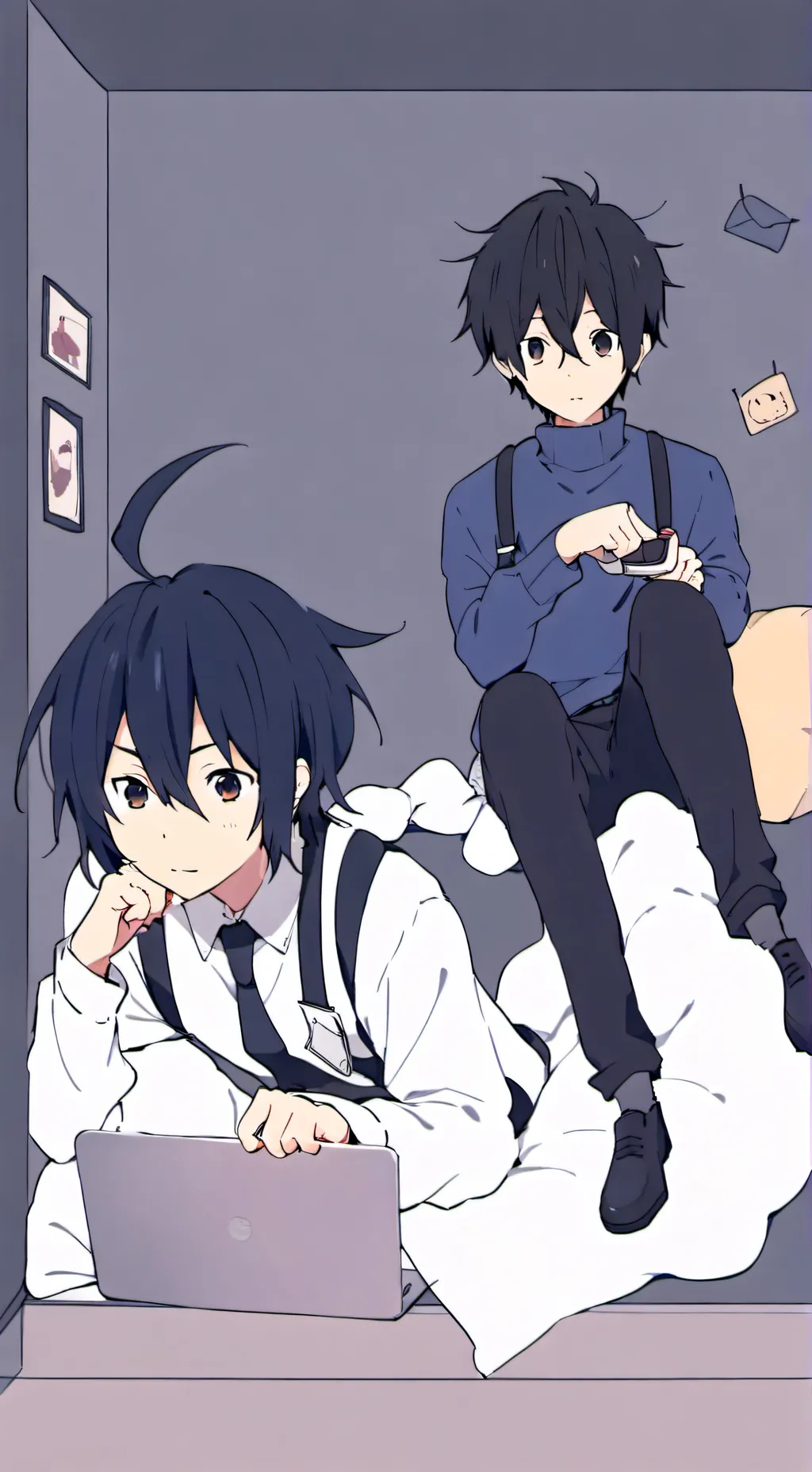 ai character: denki × kirishima background