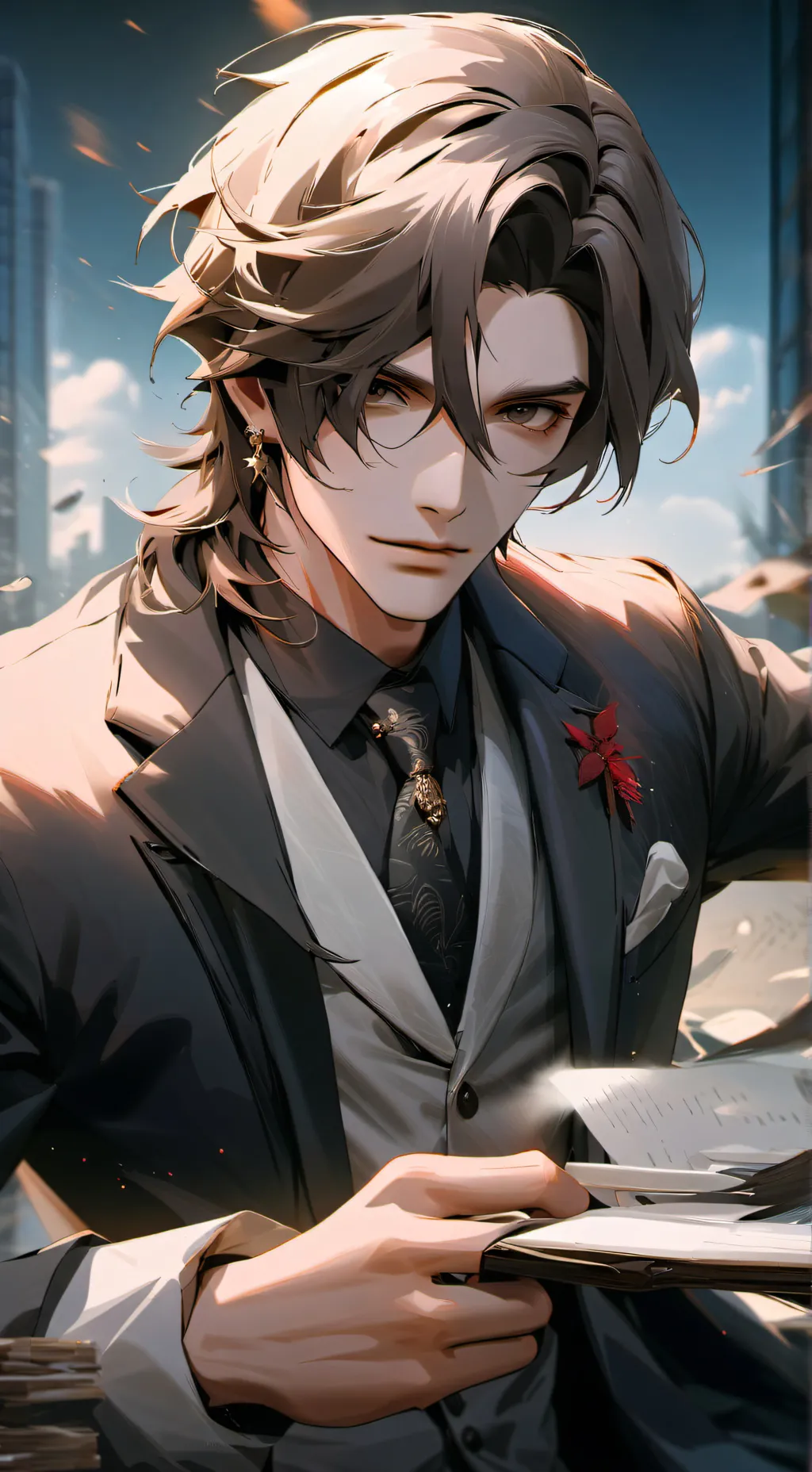 ai character: Aiden background