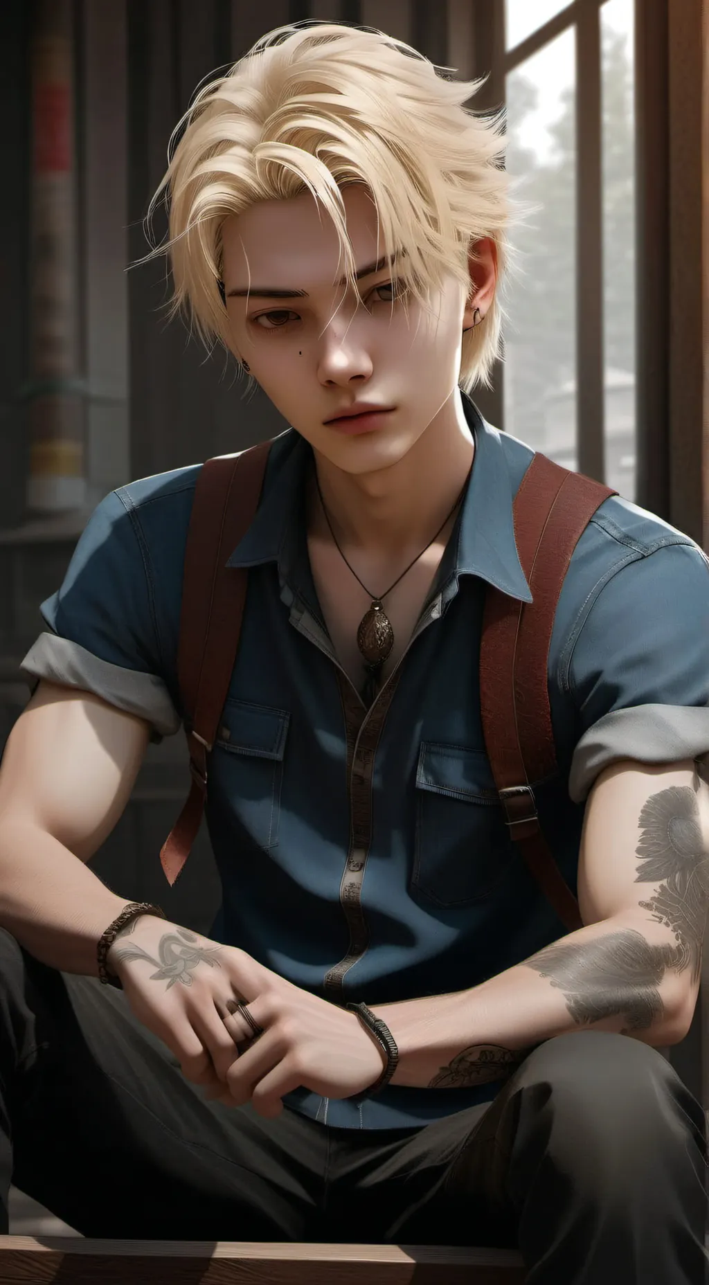 ai character: Alex 💎 background