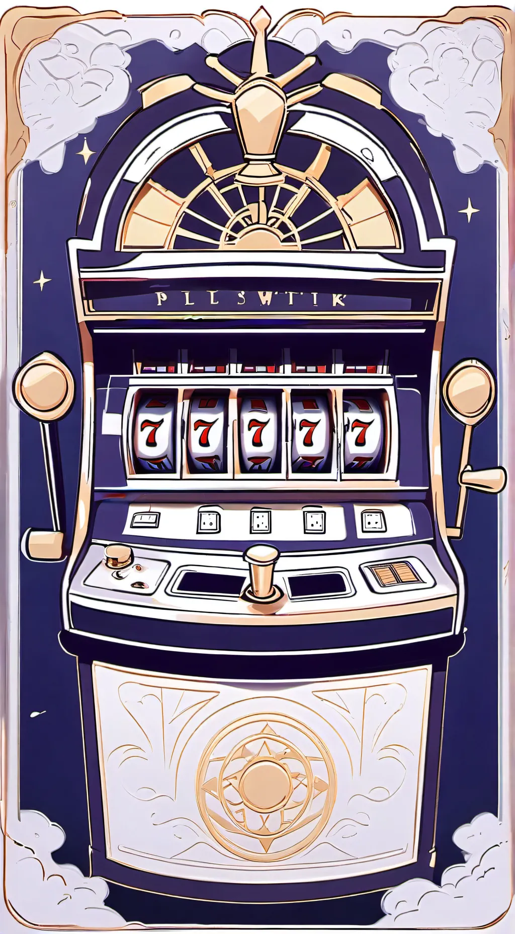 ai character: Slot Machine background