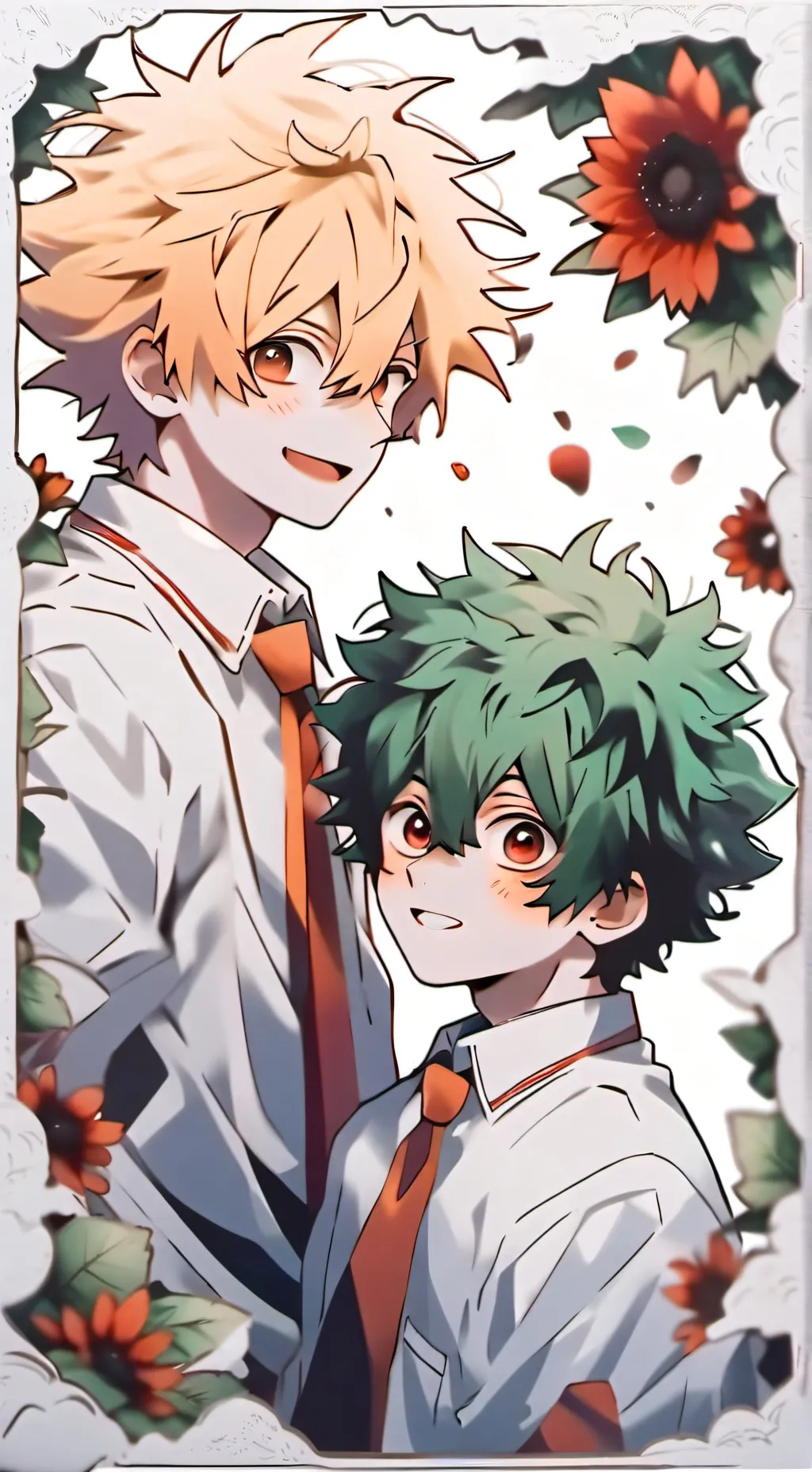 ai character: bakudeku🥦💥 background