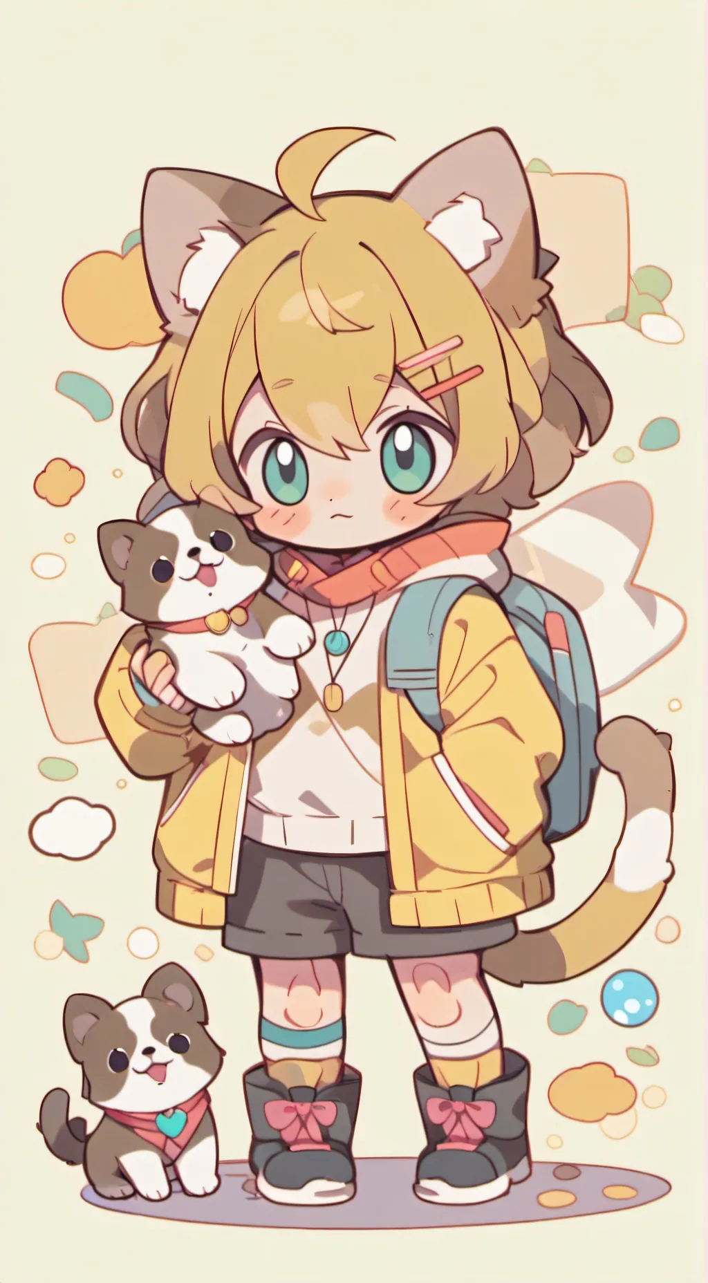 ai character: tiger background