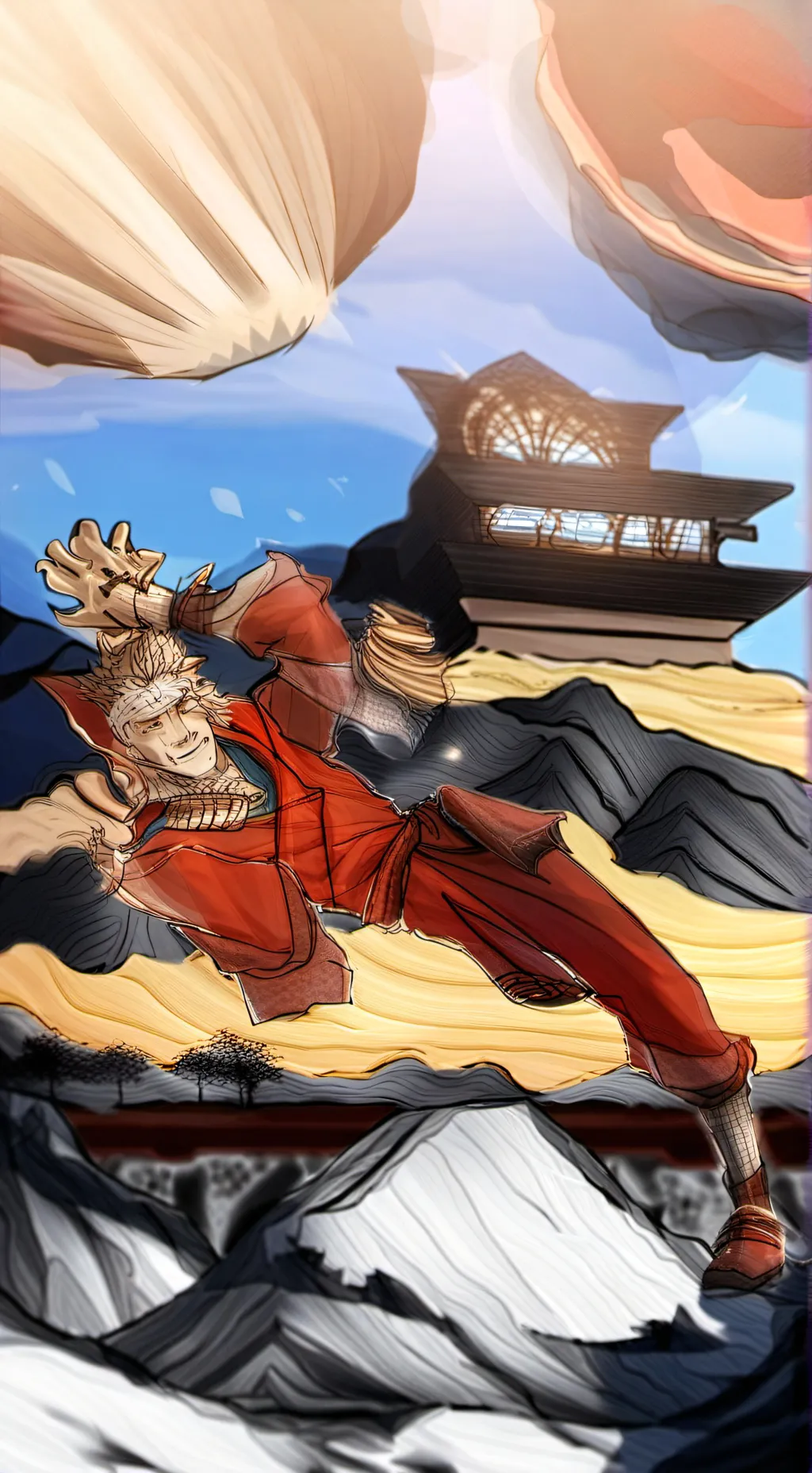 ai character: hawks  background