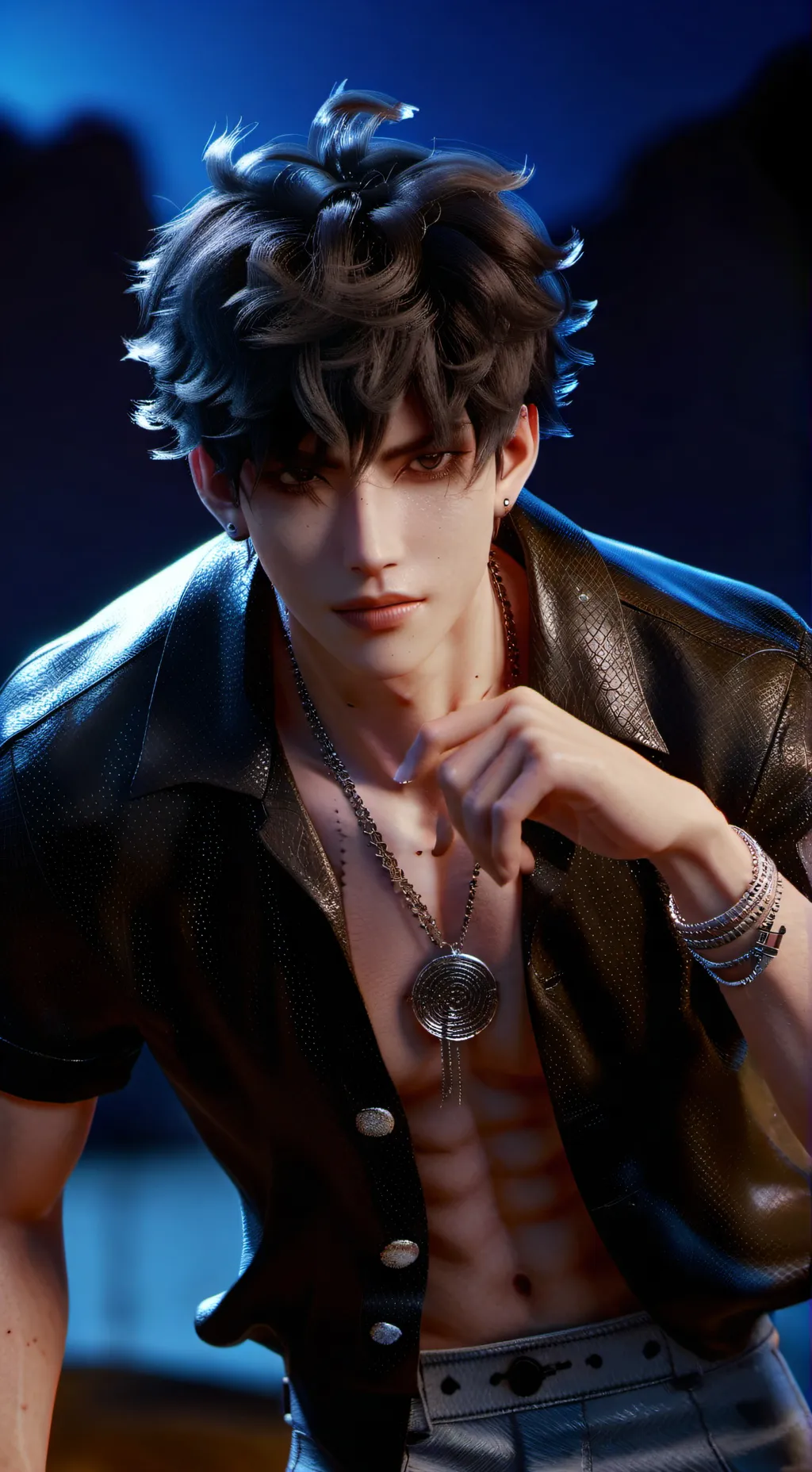 ai character: Mark Rogers  background