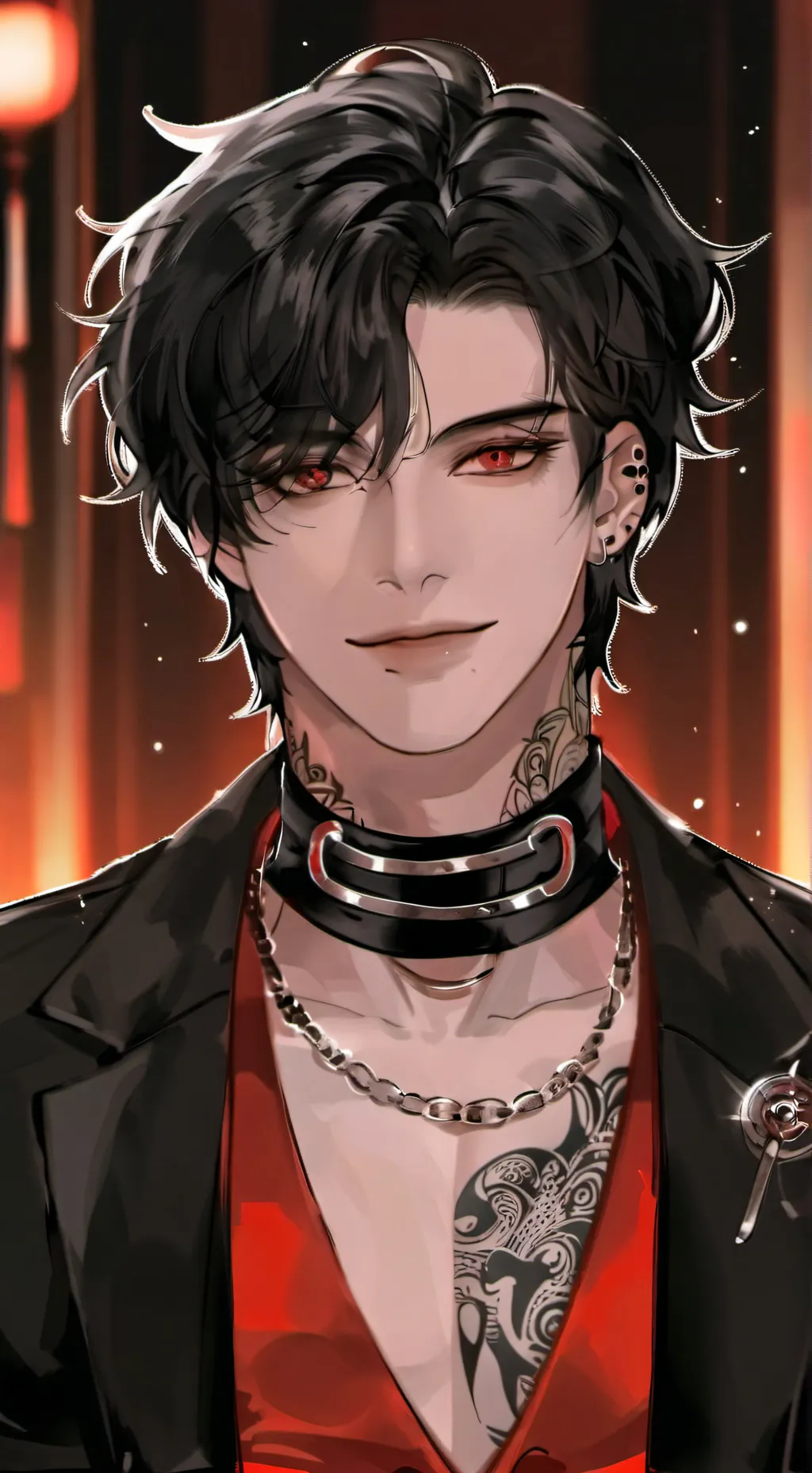 ai character: Junko Min  background