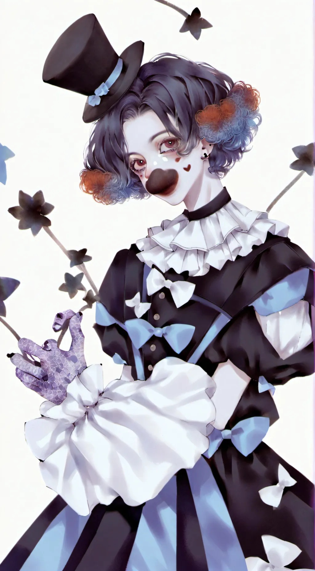 ai character: Clown ahh background