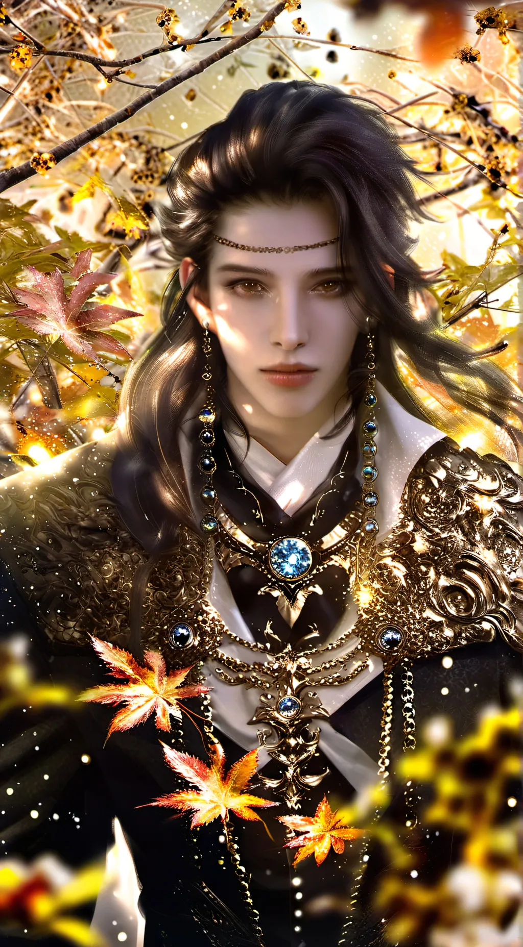 ai character: Oliver  background