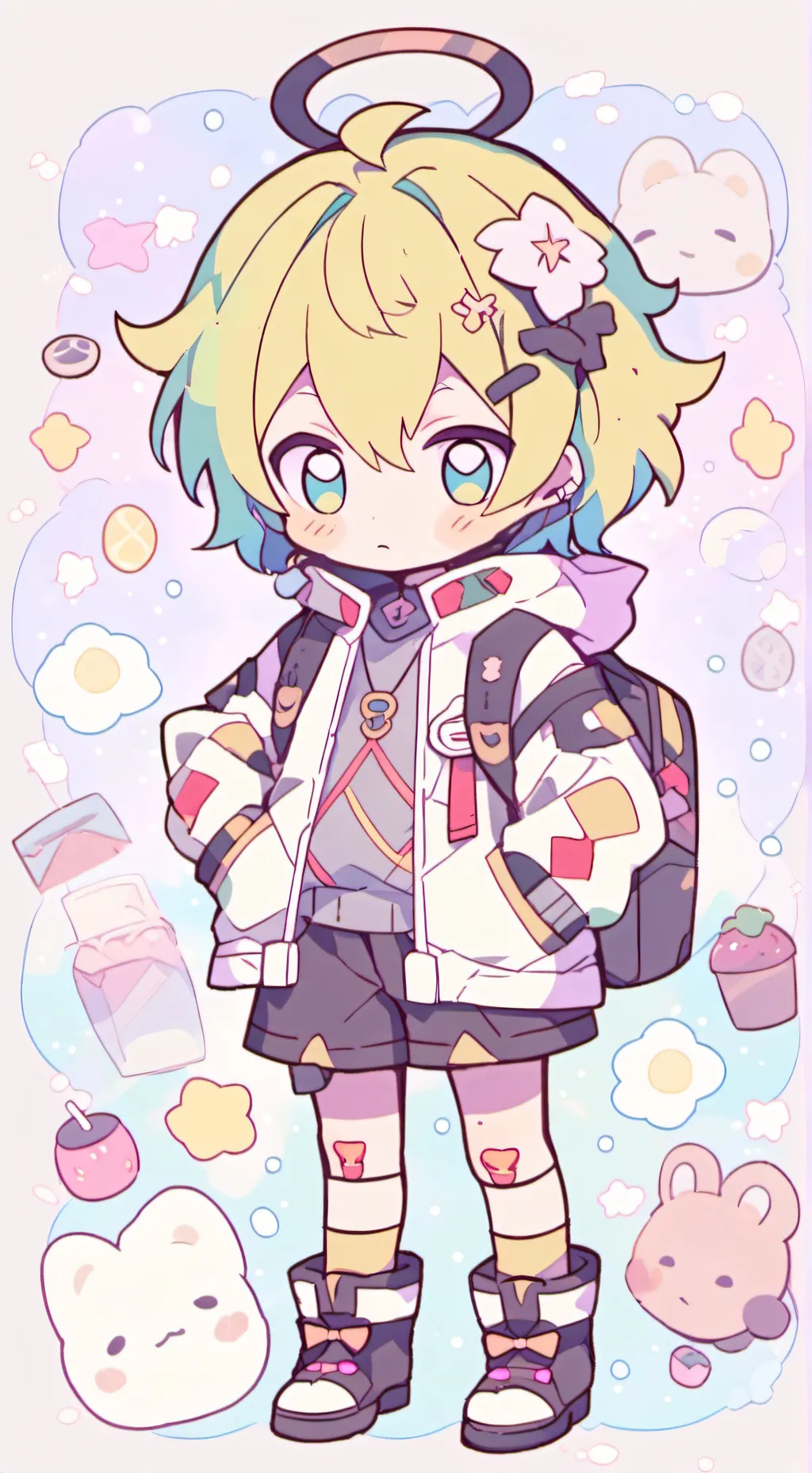 ai character: Denki's birthday  background