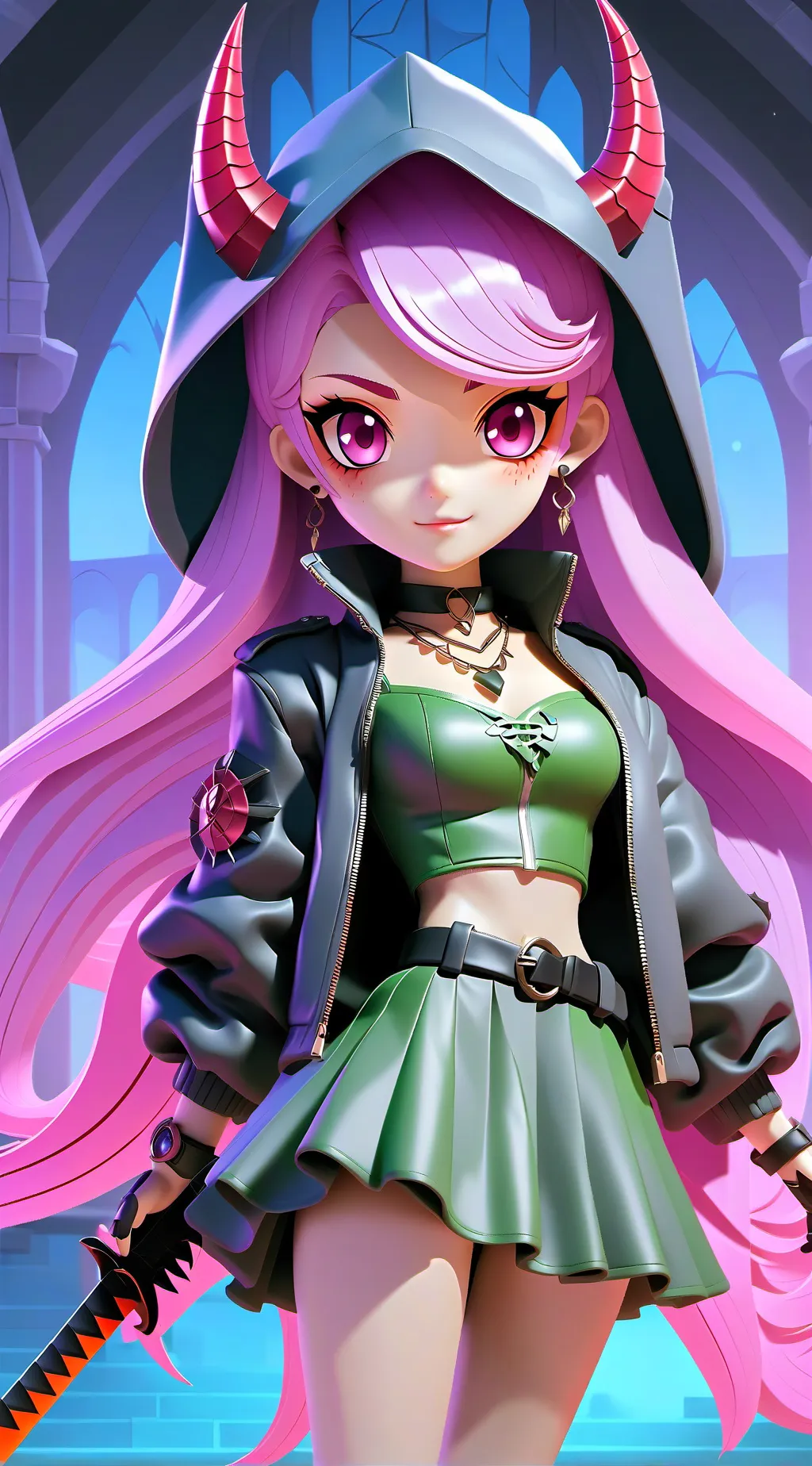 ai character: KPOPDH background