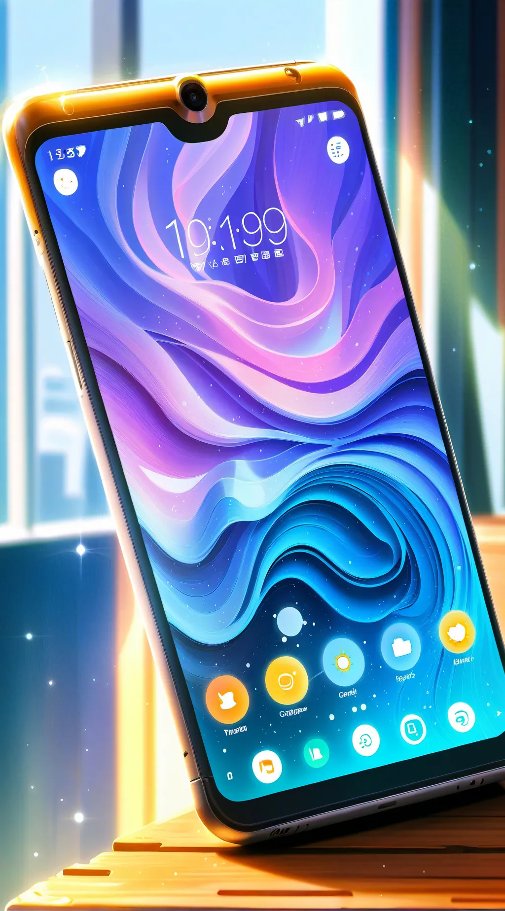ai character: Phone 📱 background