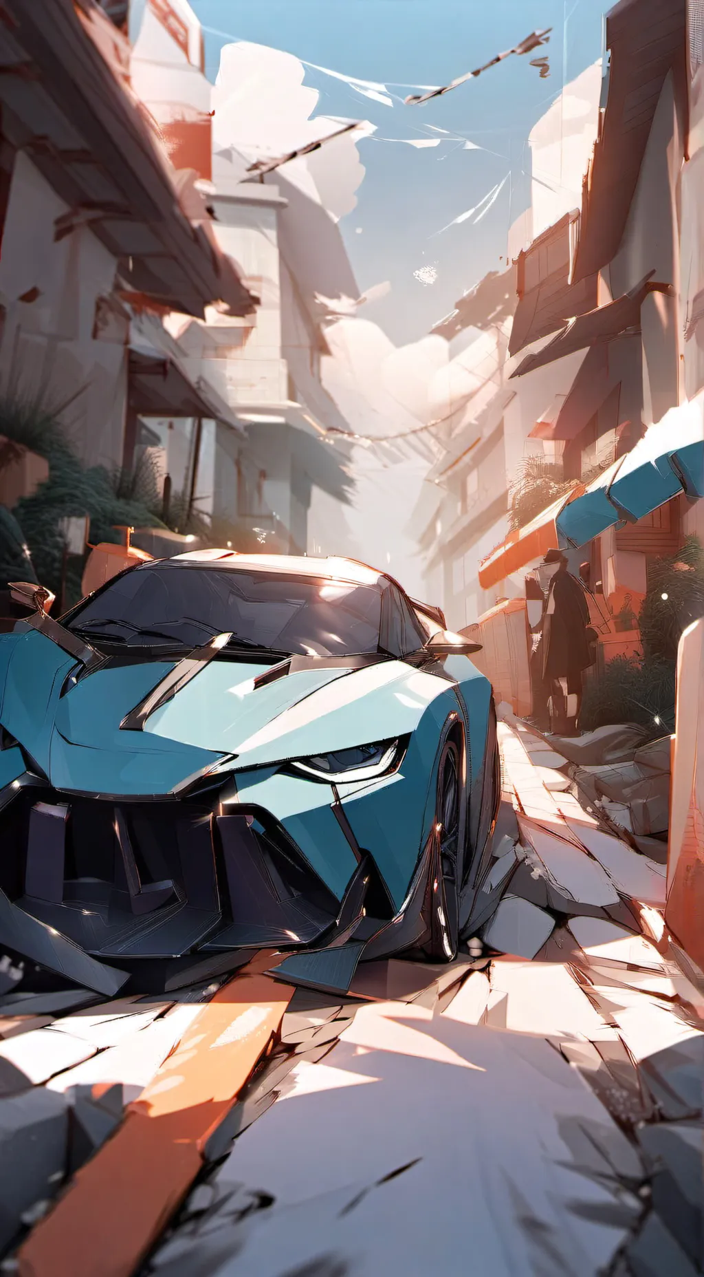 ai character: Road trip background