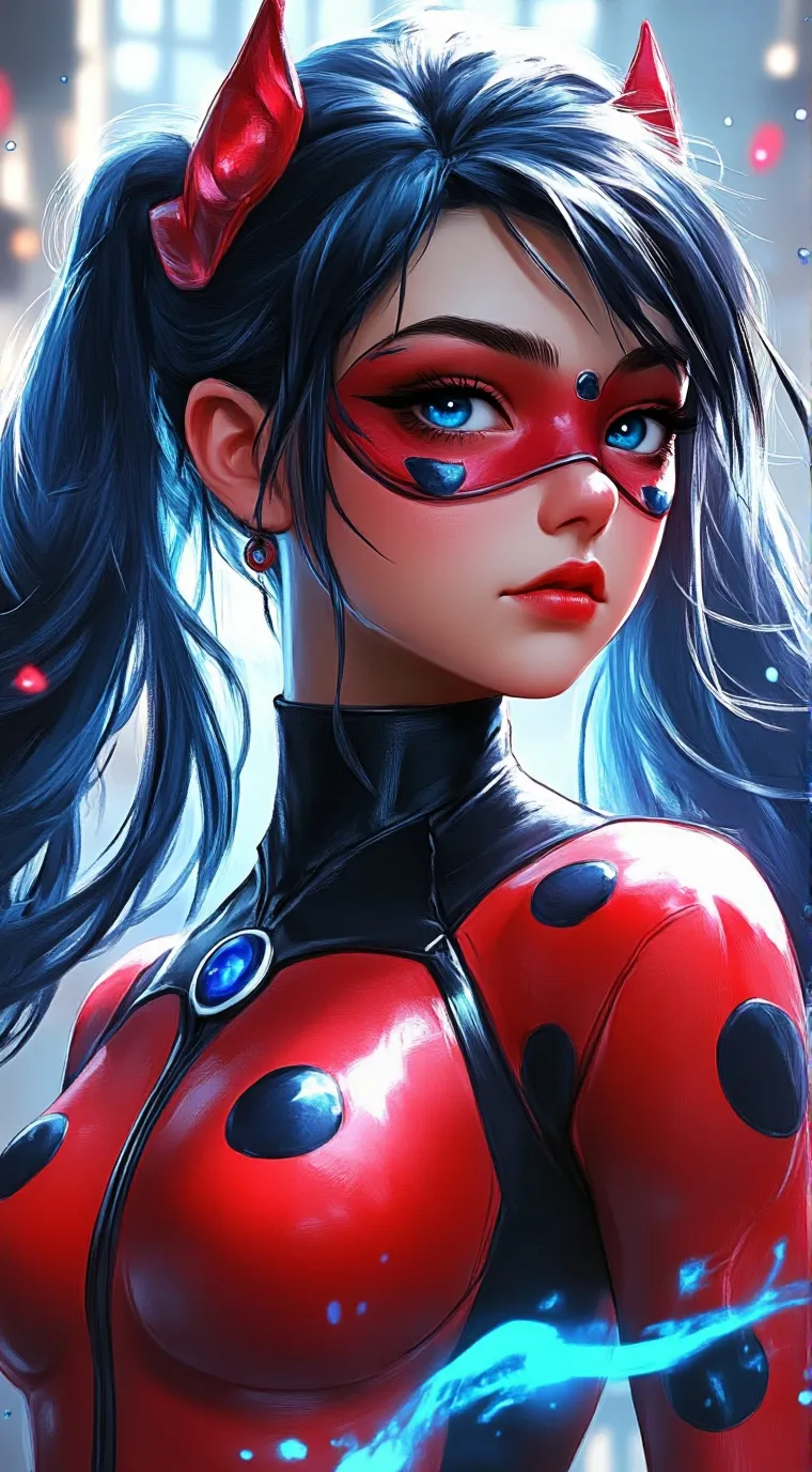 ai character: Ladybug x Juleka  background