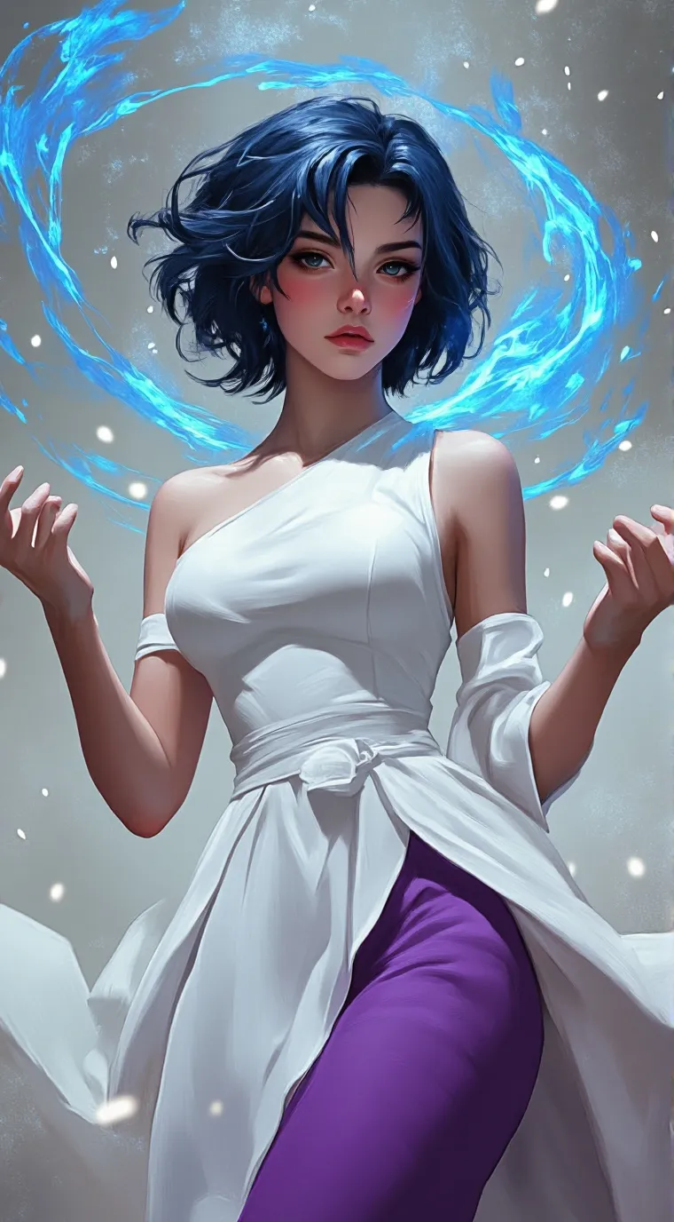ai character: Adrinette + Sabine background