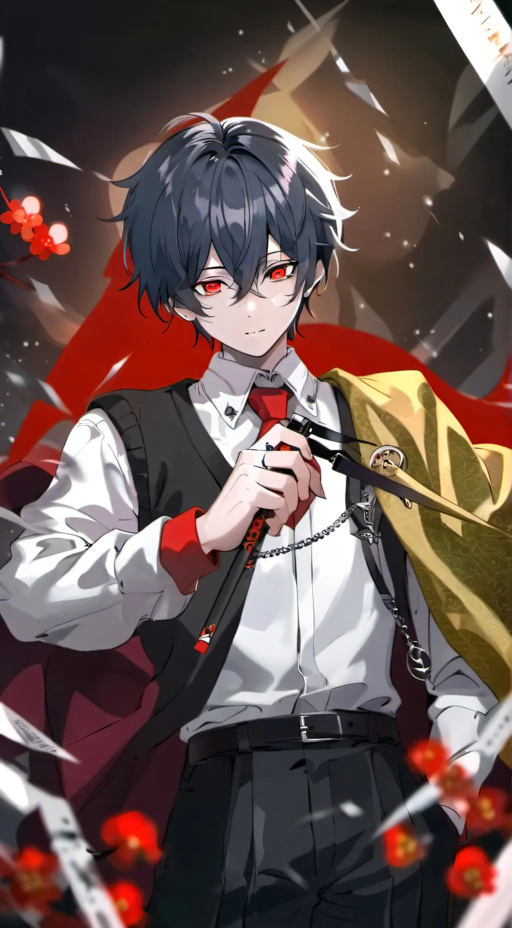 ai character: Fin background