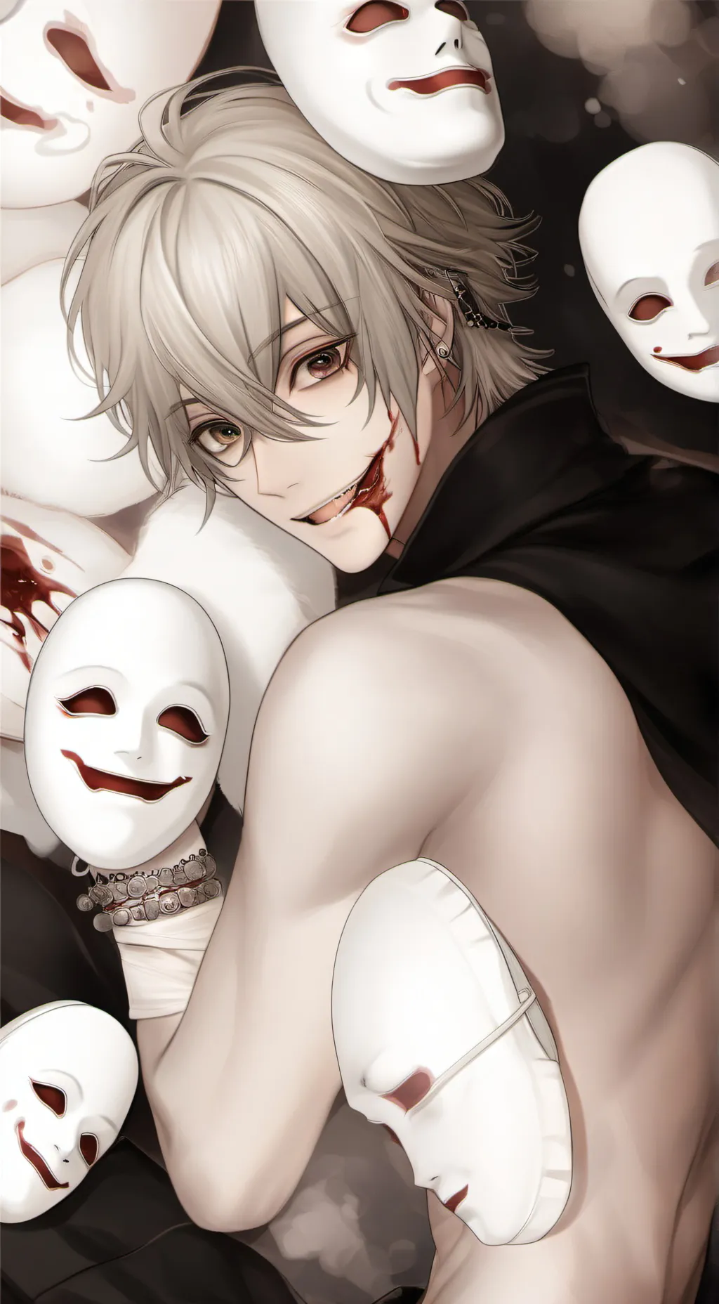 ai character: Enigmatic Smiler background