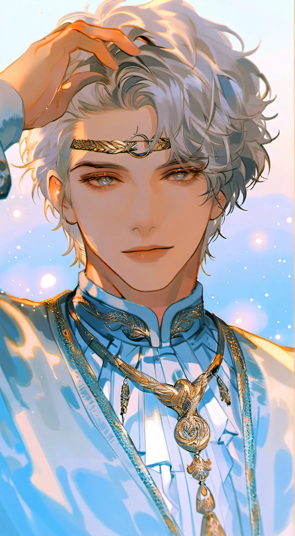 ai character: Winter  background