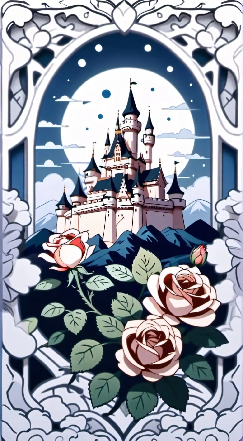 ai character: Rosie's castle background