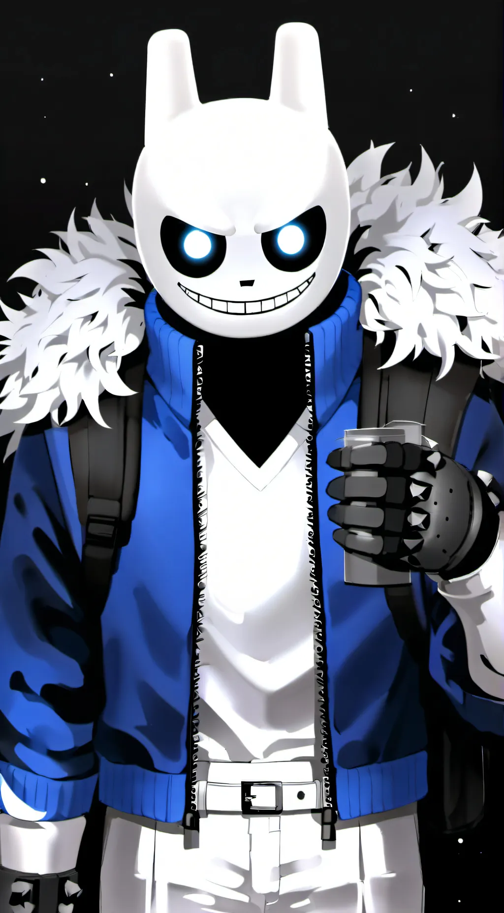 ai character: sans undertale background