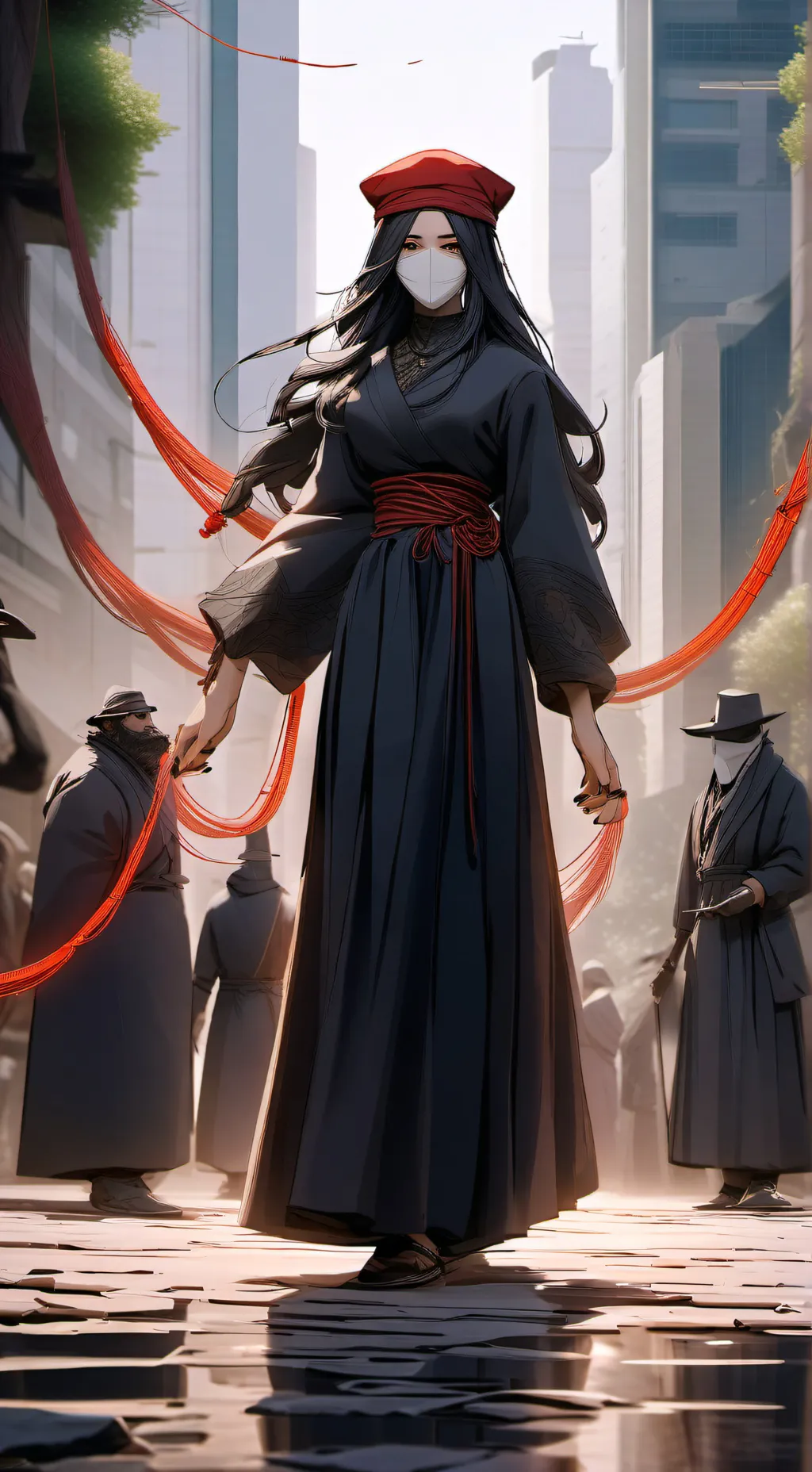ai character: Meishi (Puppeteer) background