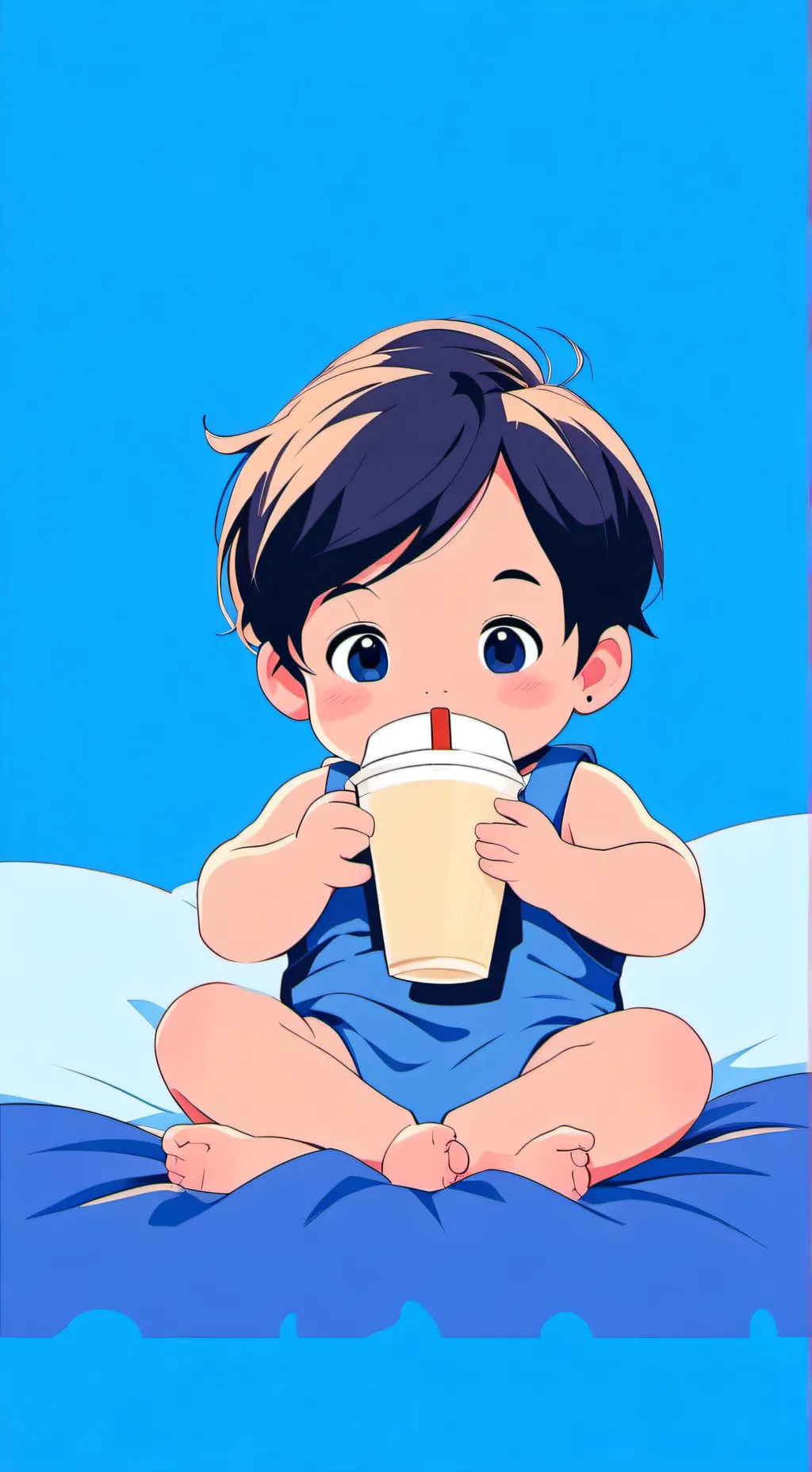 ai character: Hot Chocolate Baby background