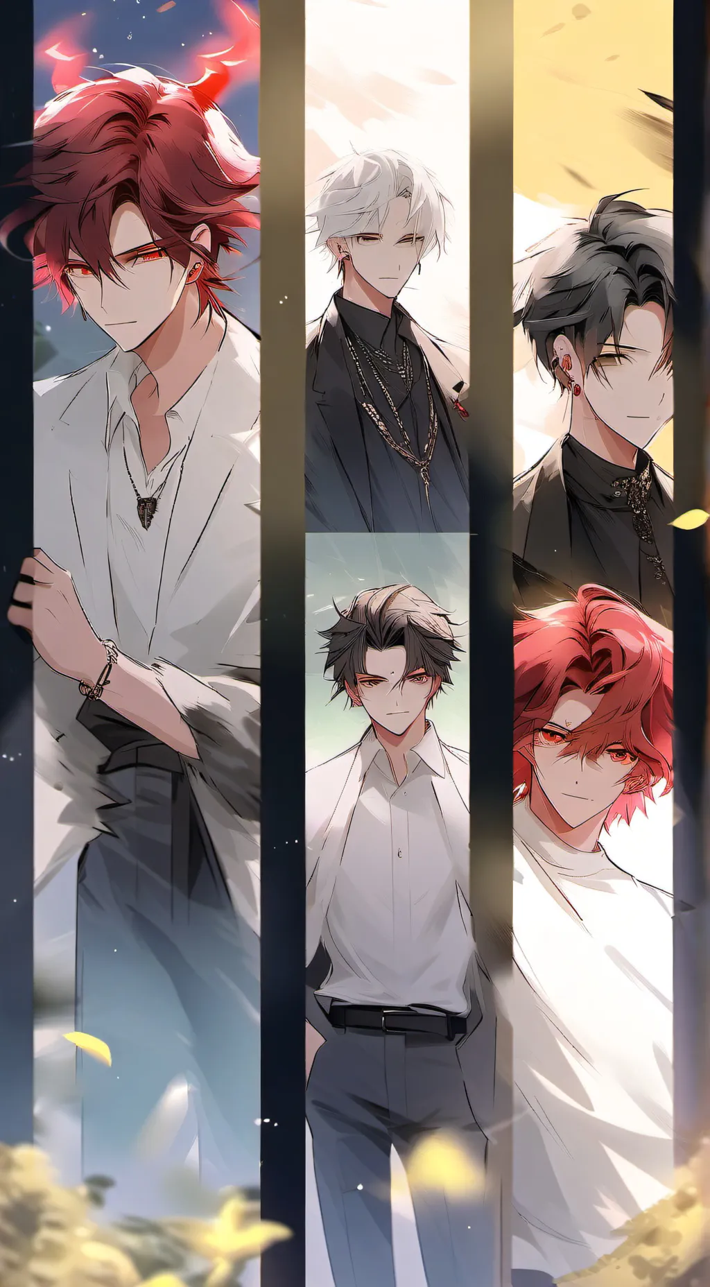 ai character: 5 demons~🤩 background