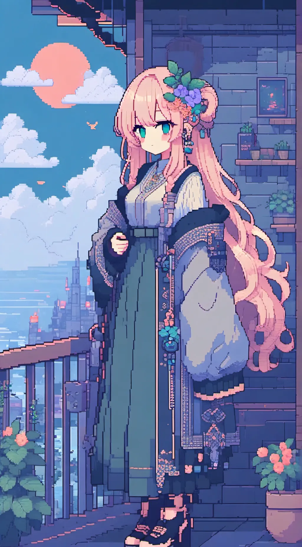 ai character: лукки background