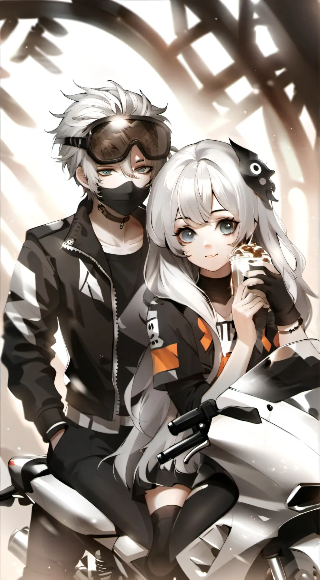 ai character: milo, lily background