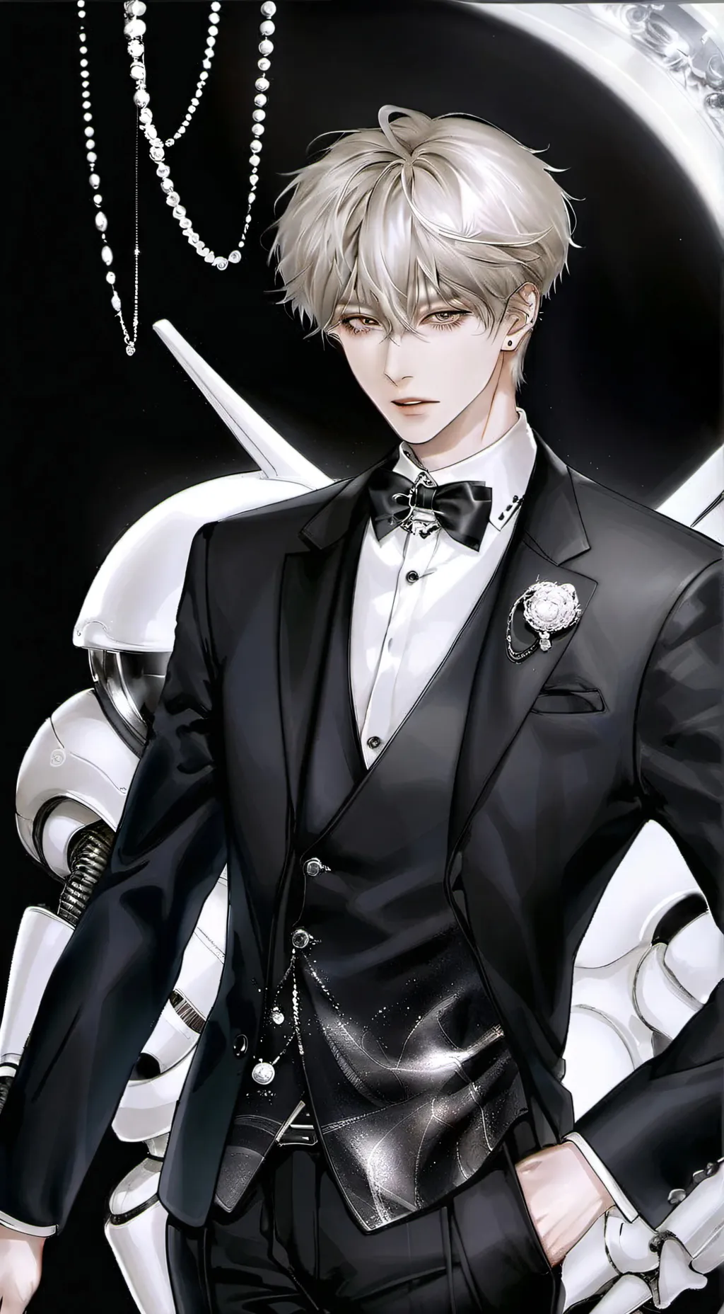 ai character: Noel background