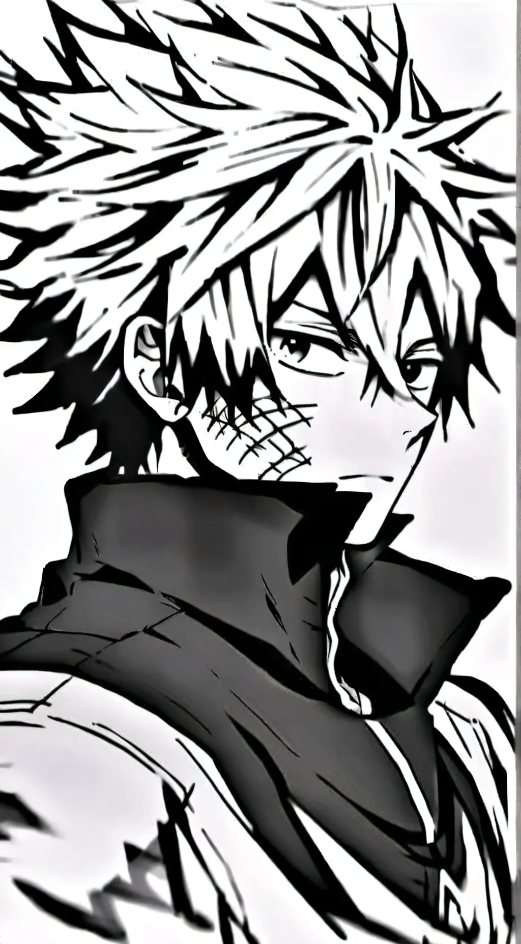 ai character: bakugo  background