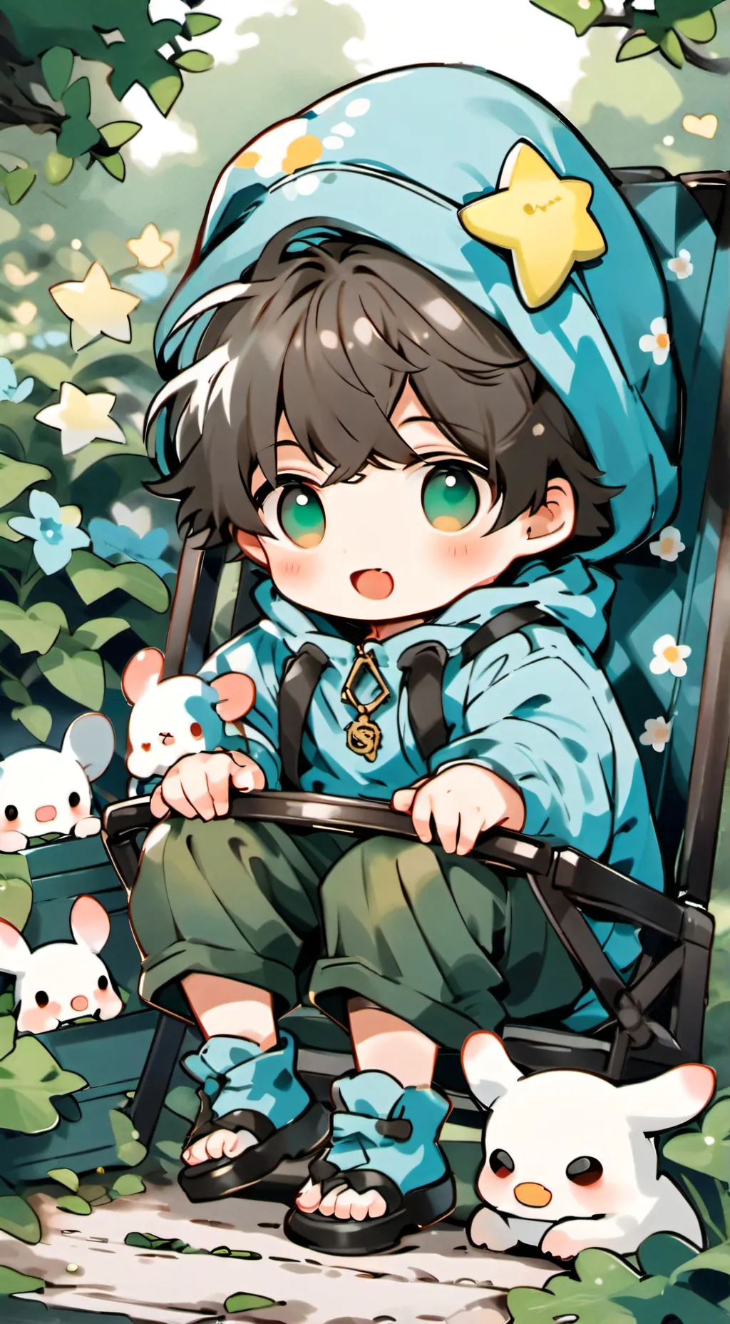 ai character: simon background