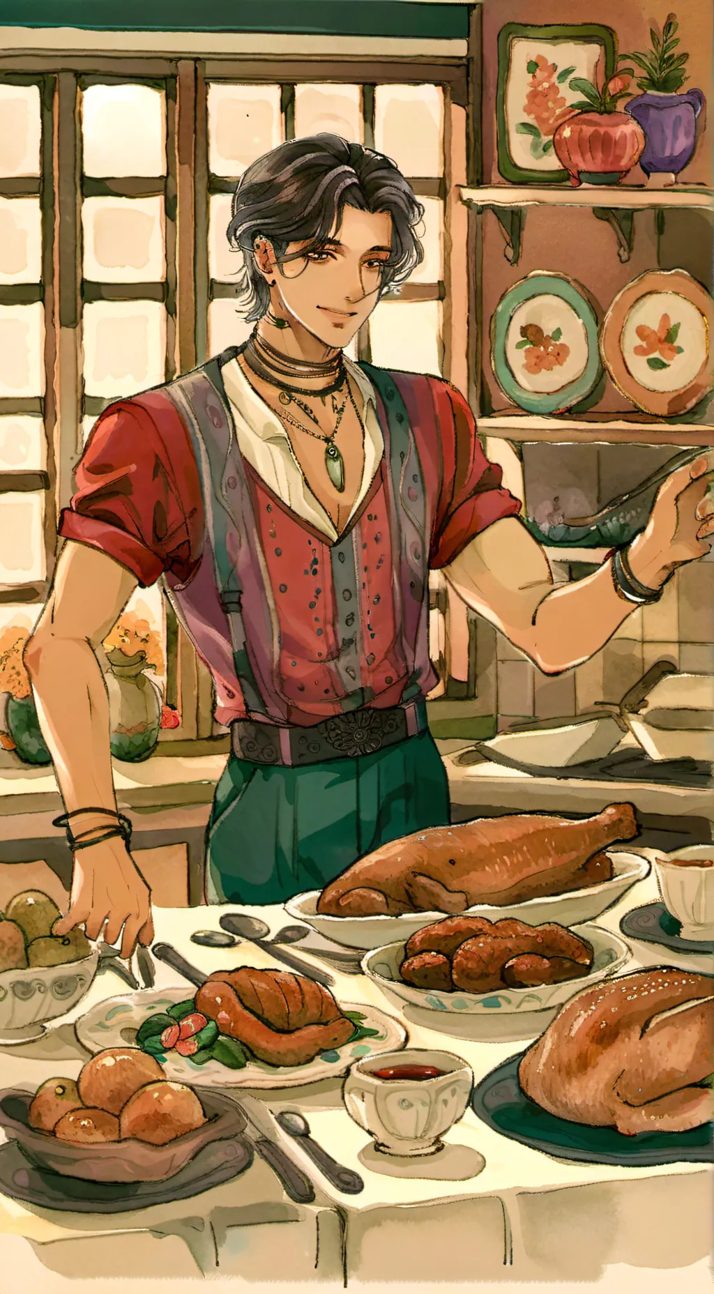 ai character:  🥑 Samuel 🥑 background