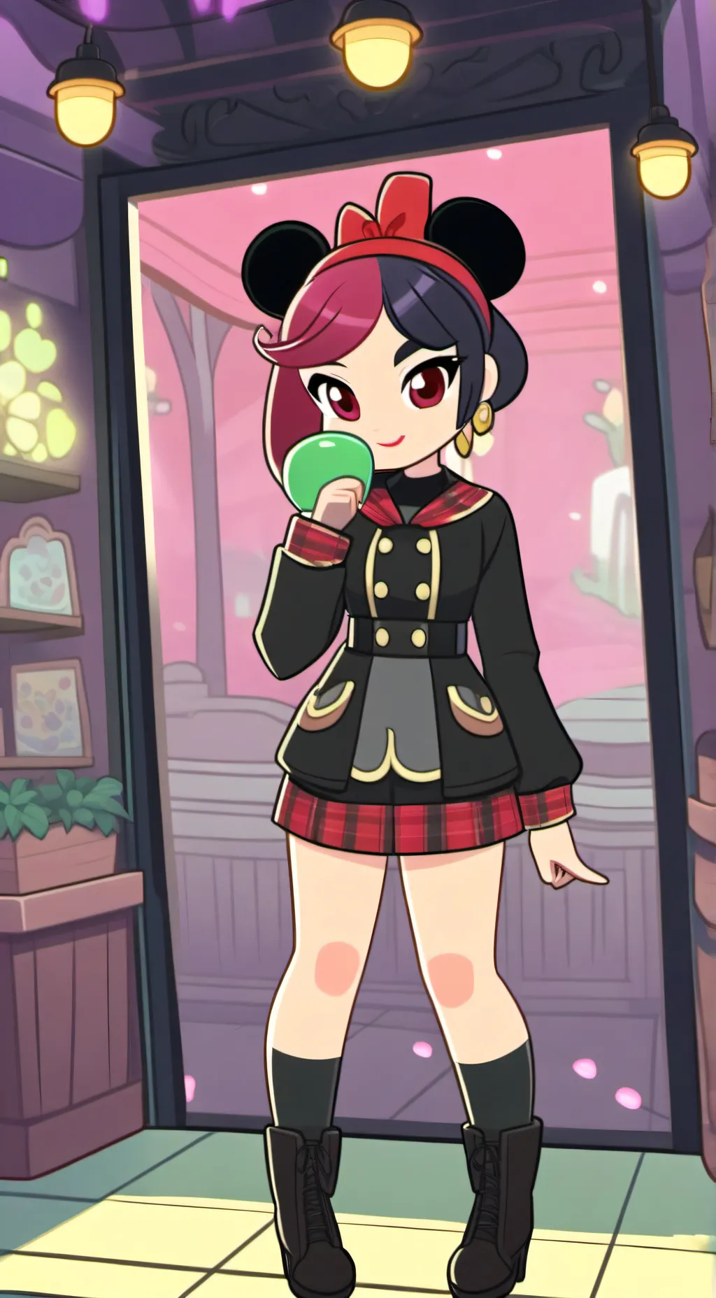 ai character: Leanala bobala background