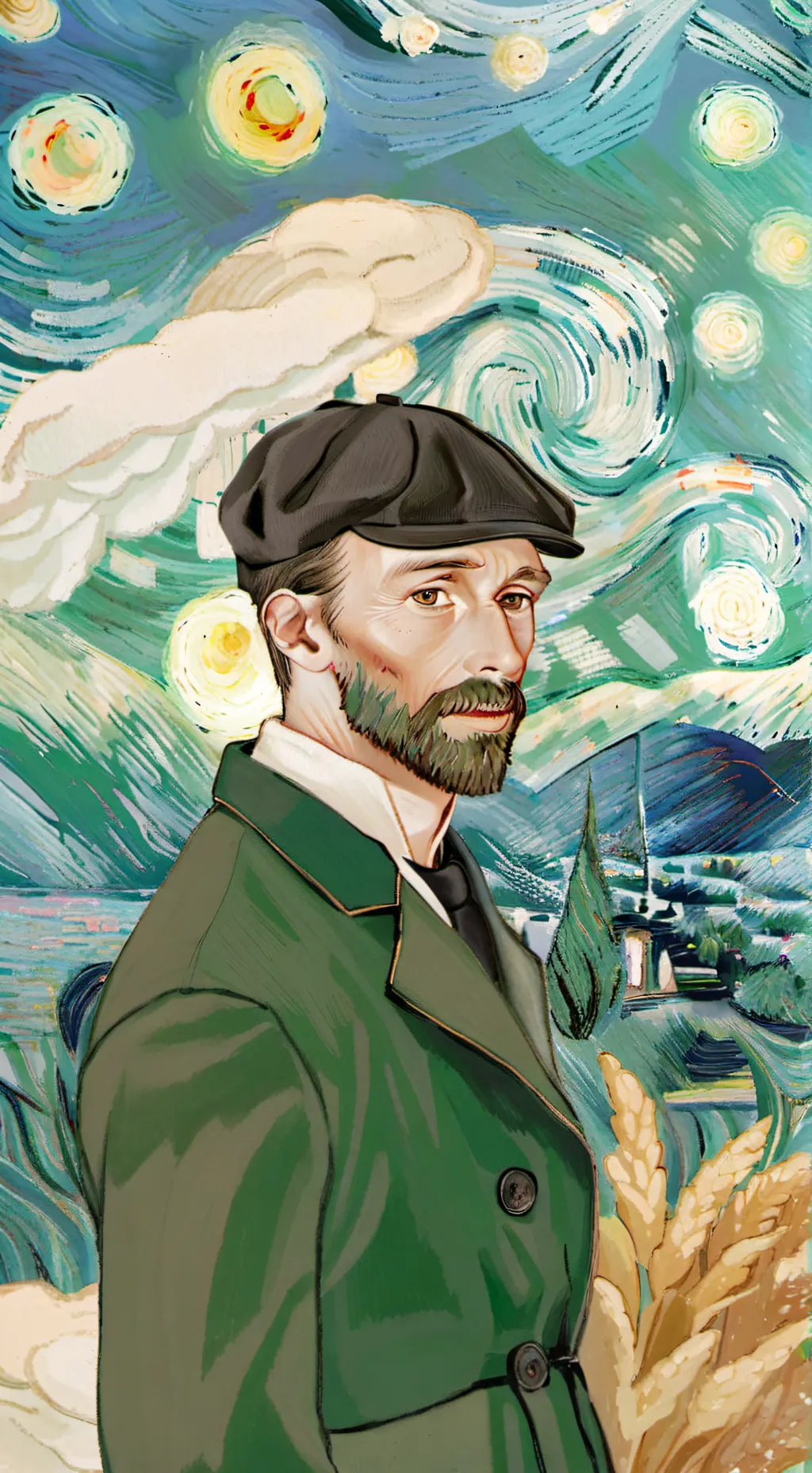 ai character: Artist background