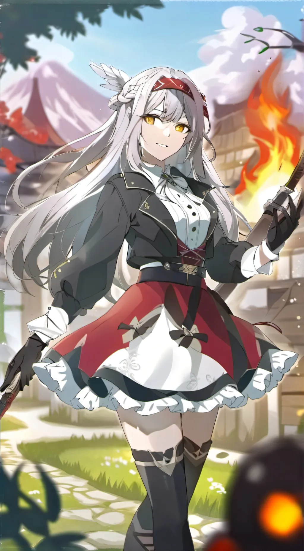 ai character: Ember background