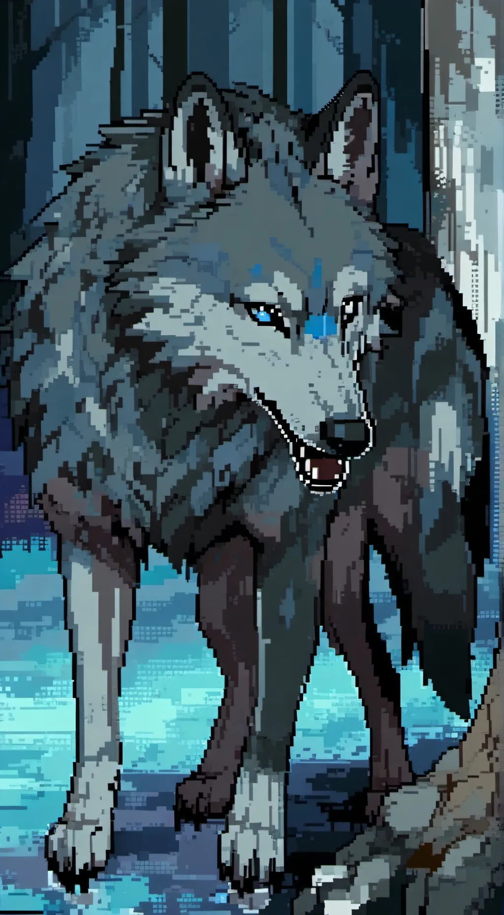 ai character: The Moon background