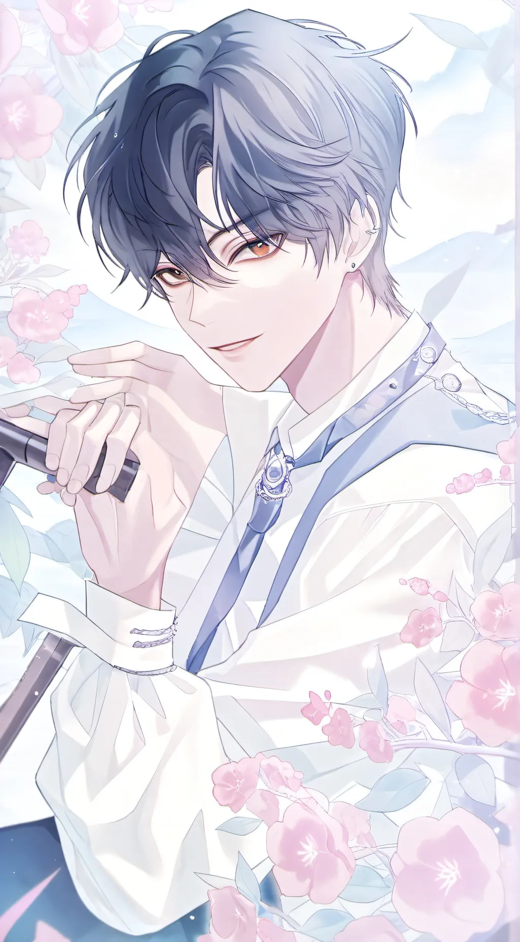 ai character: Kpop demon hntrx!! background