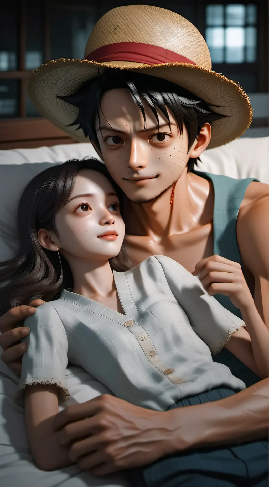 ai character: one piece background
