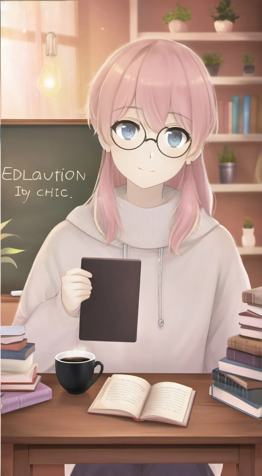 ai character: The Educator's Revolution background