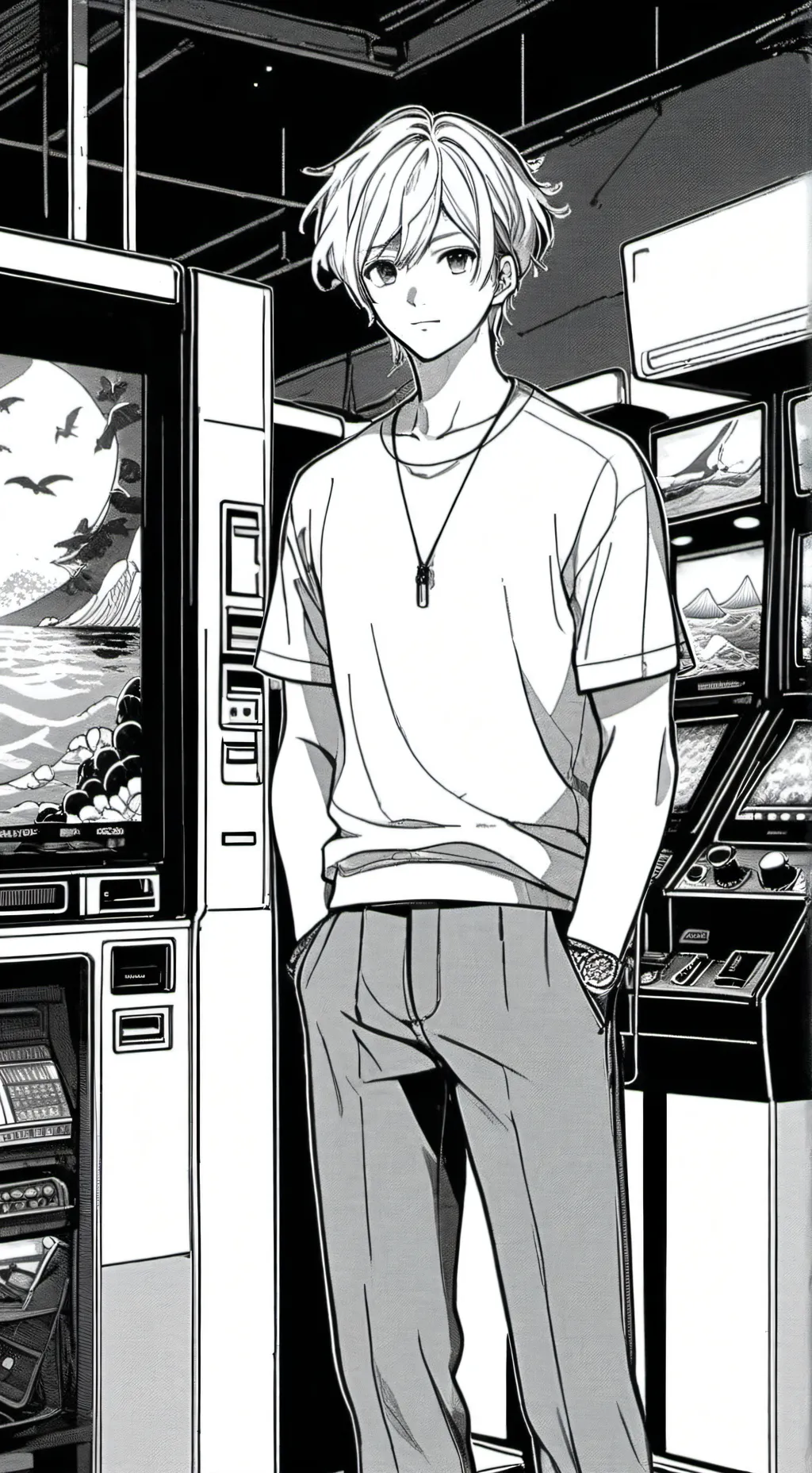 ai character: juego del calamar  background