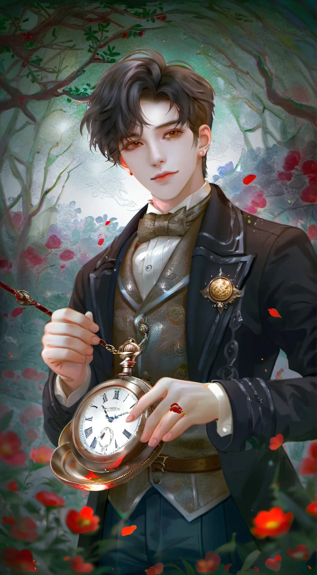 ai character: Hypnotized  background