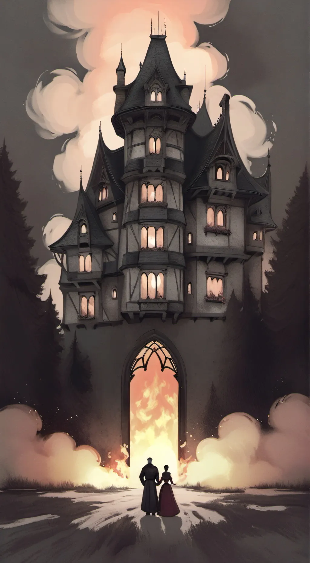 ai character: Postitanis Castle background