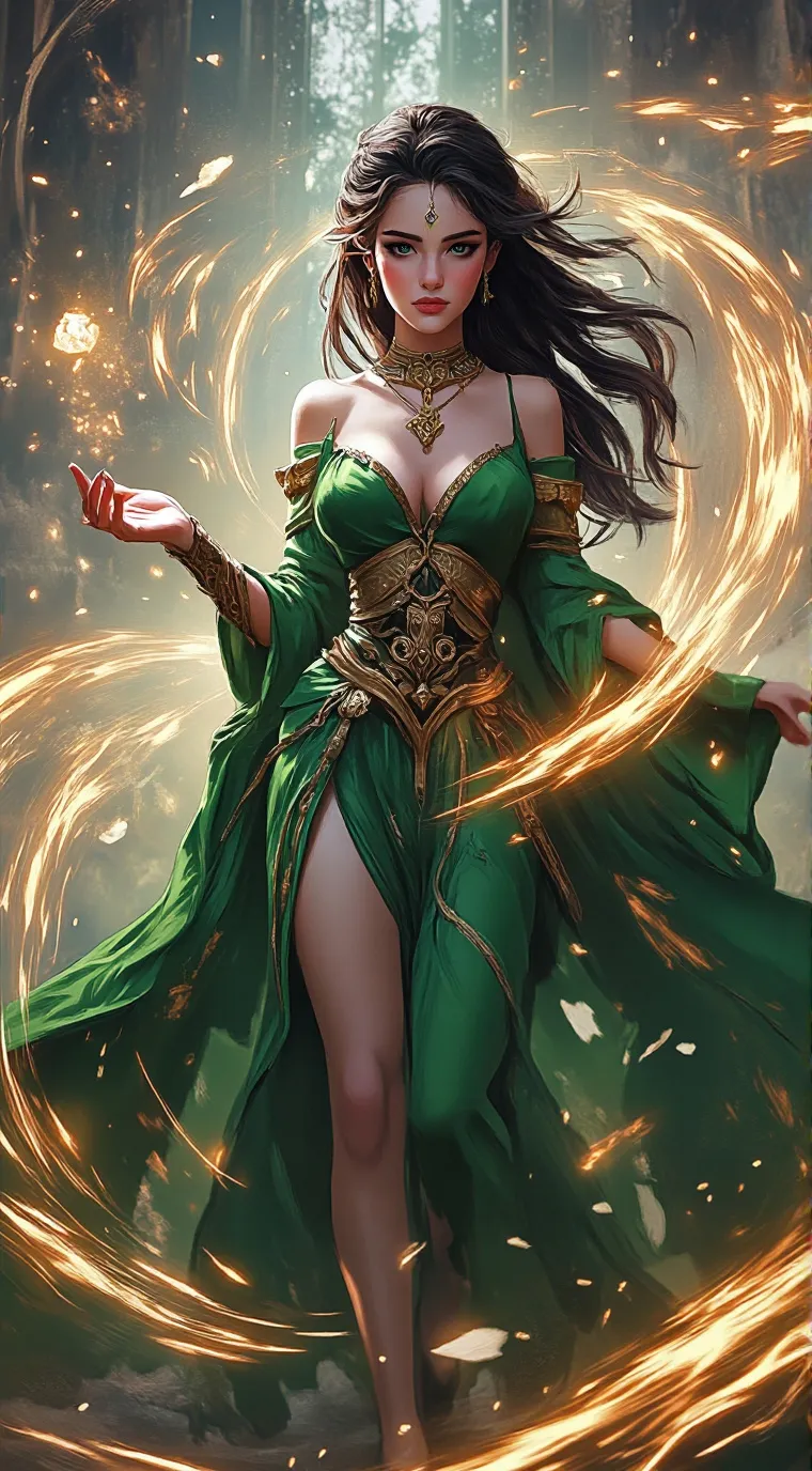 ai character: emily background