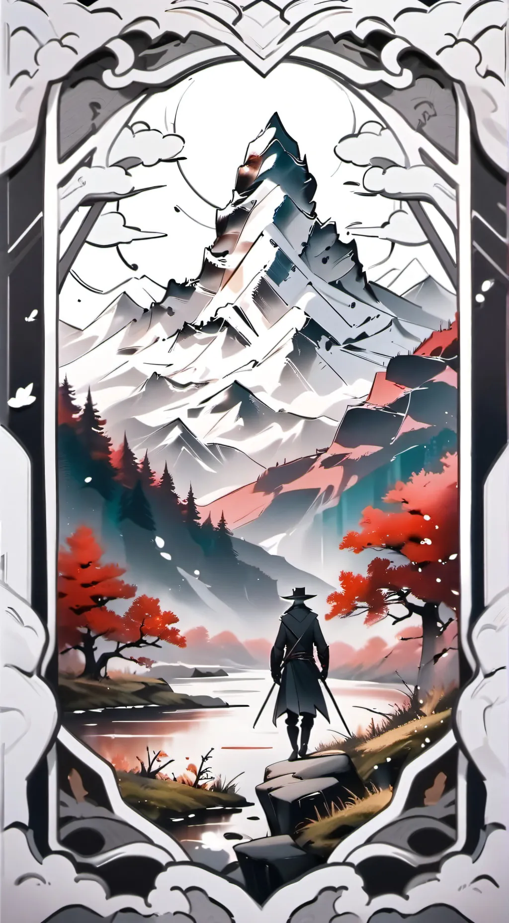 ai character: I'm back background