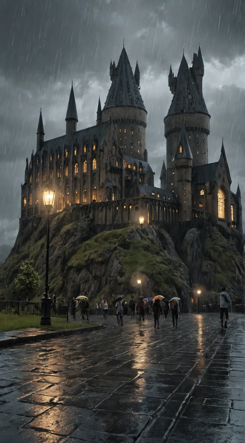 ai character: Hogwarts baby background