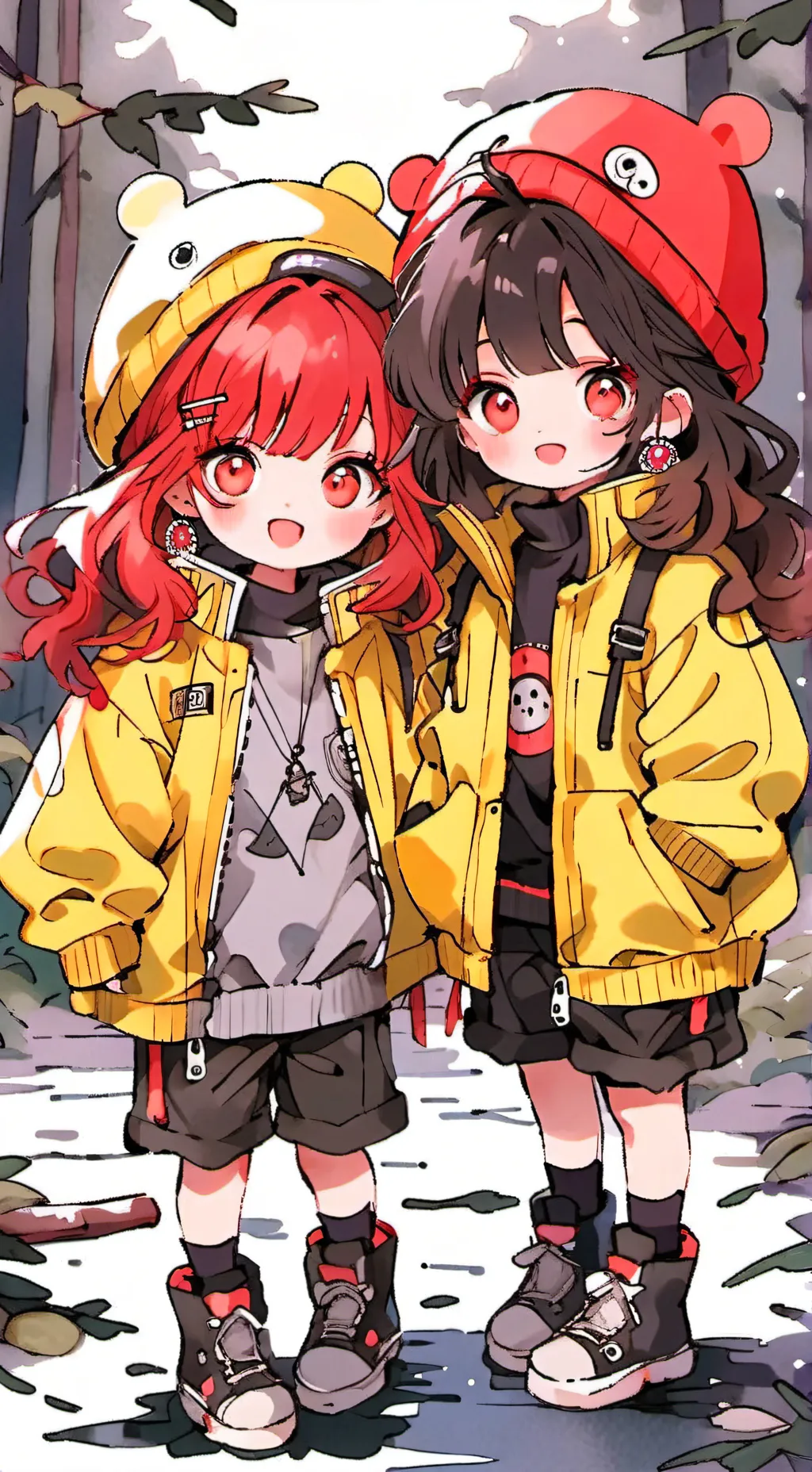 ai character: C.W story 2 background