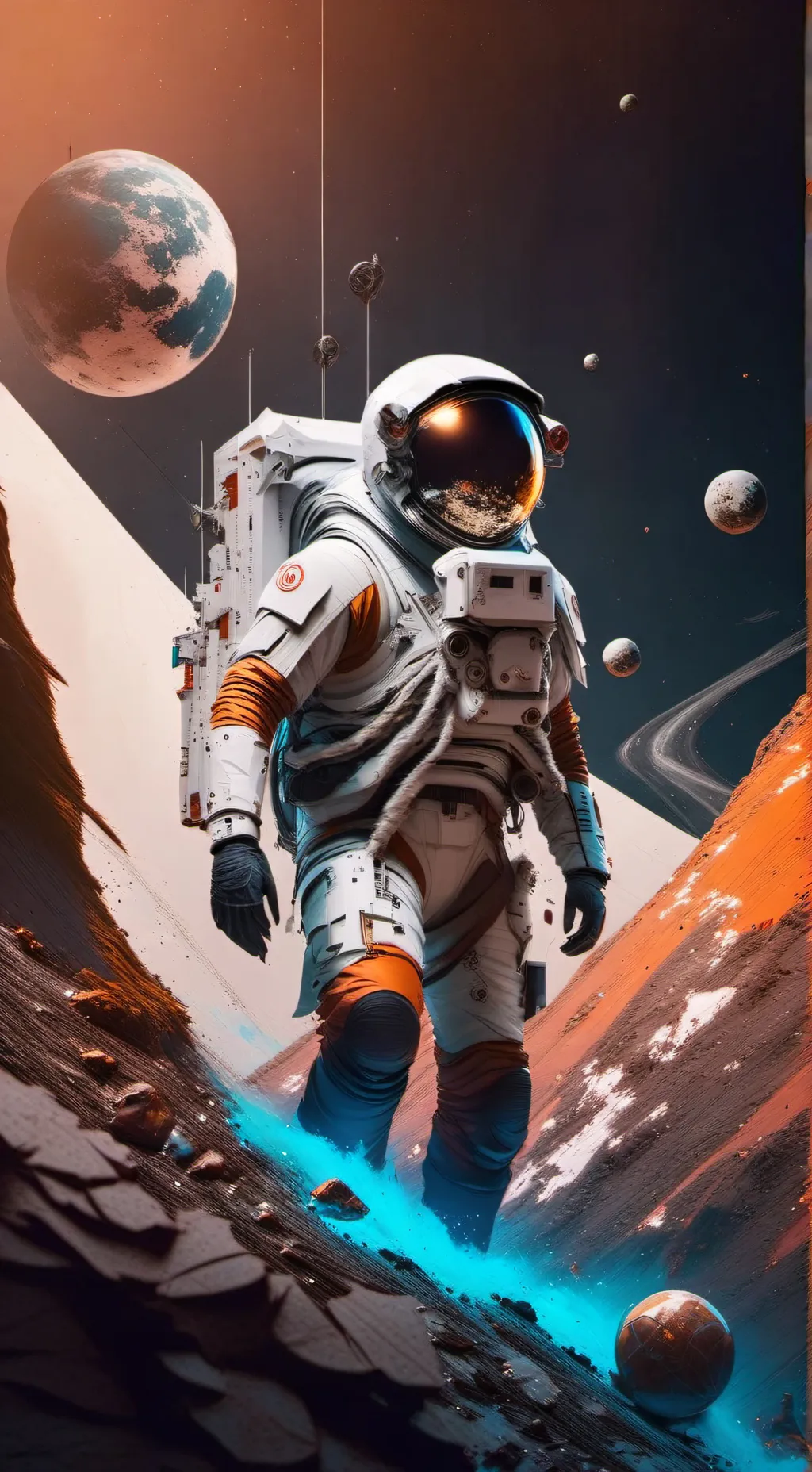ai character: Mars's survivor background