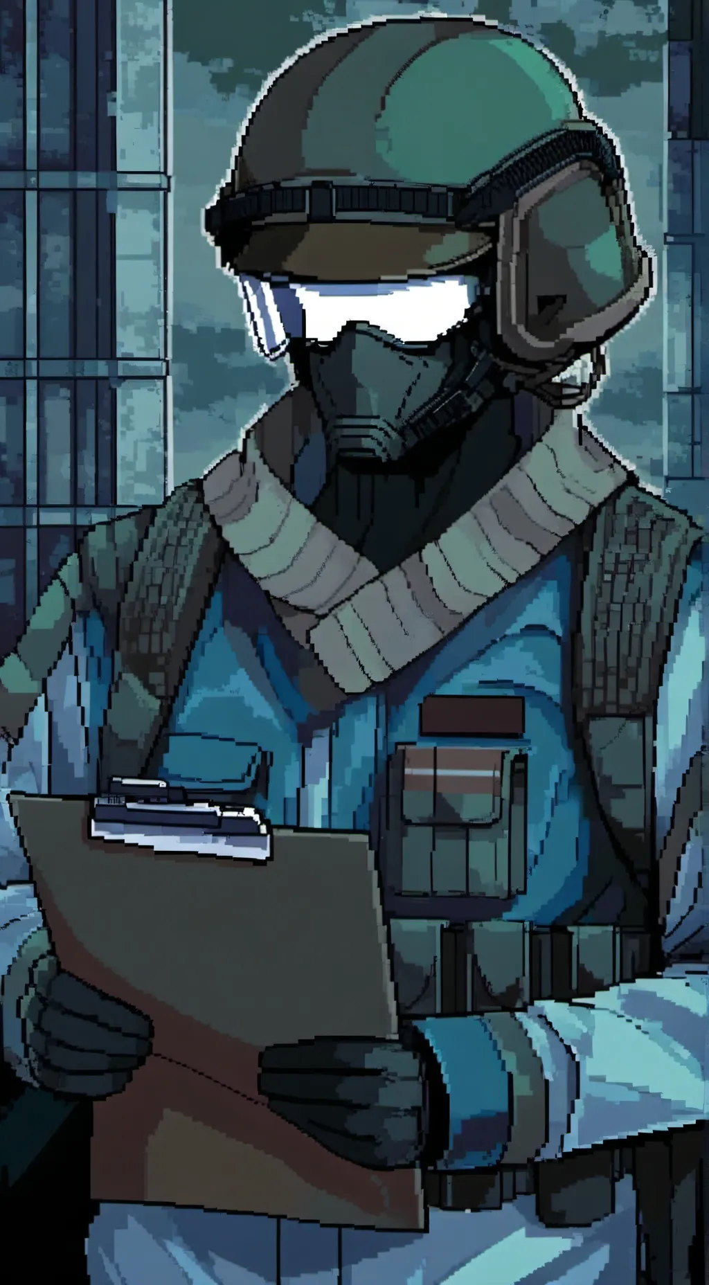ai character: scp guard background