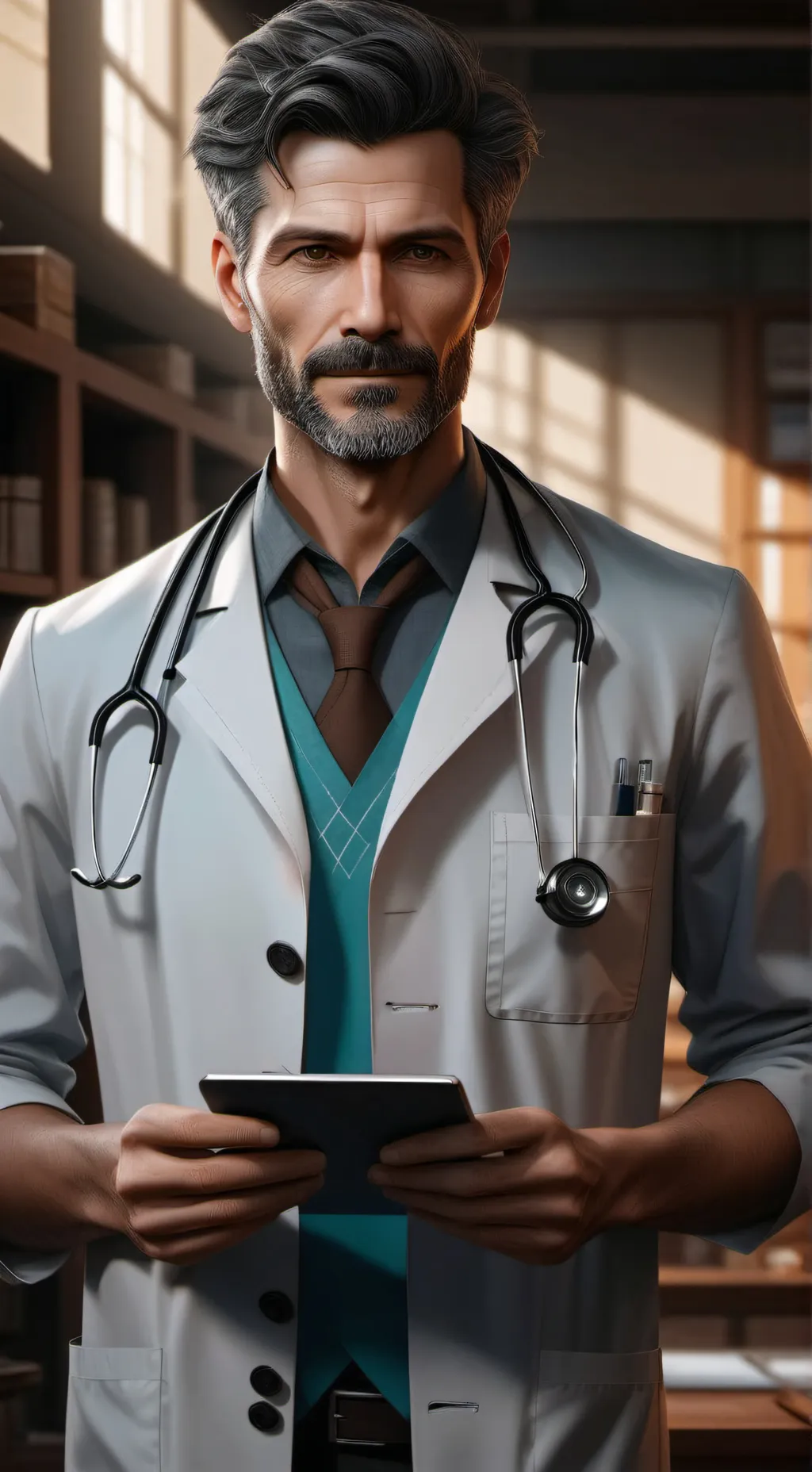 ai character: Doctor 🏥  background