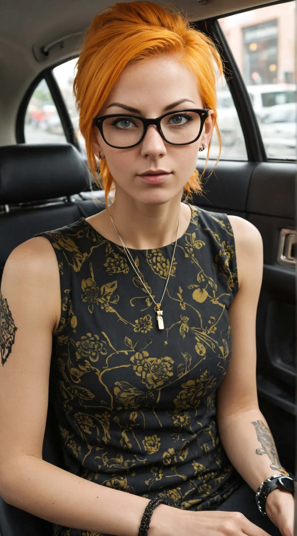 ai character: Gwen Taxi Tale background