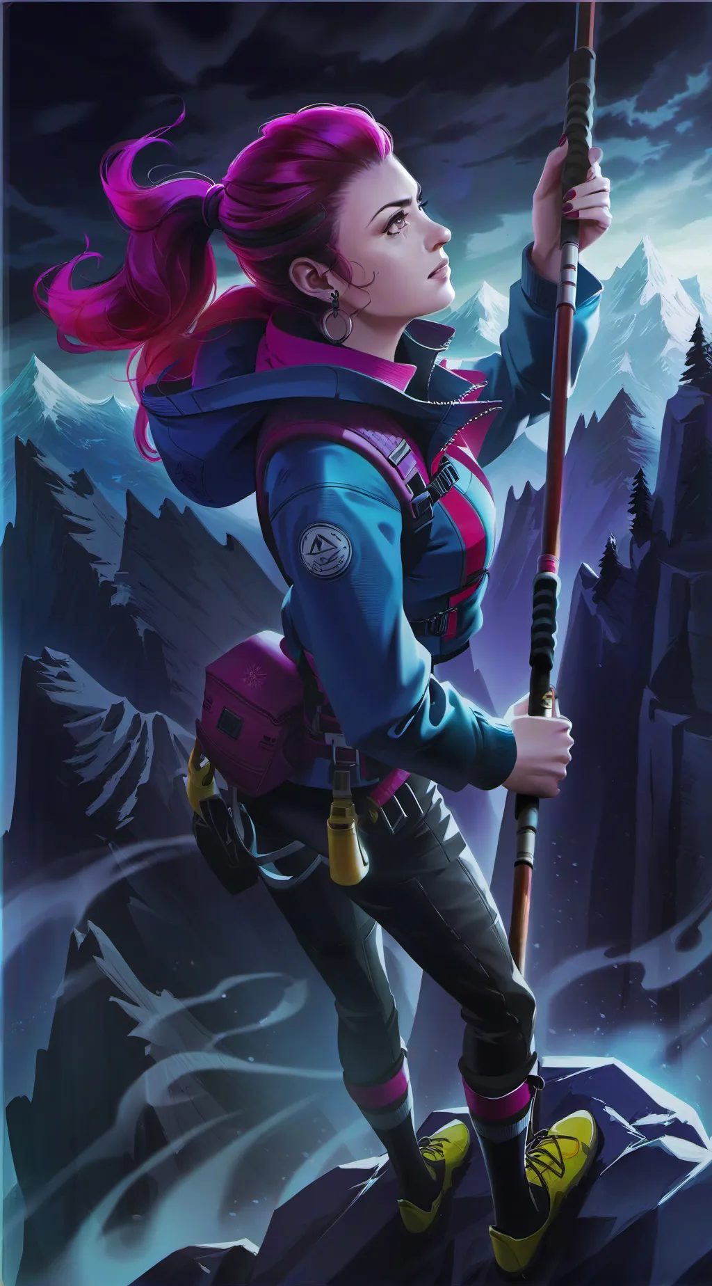 ai character: Aria background